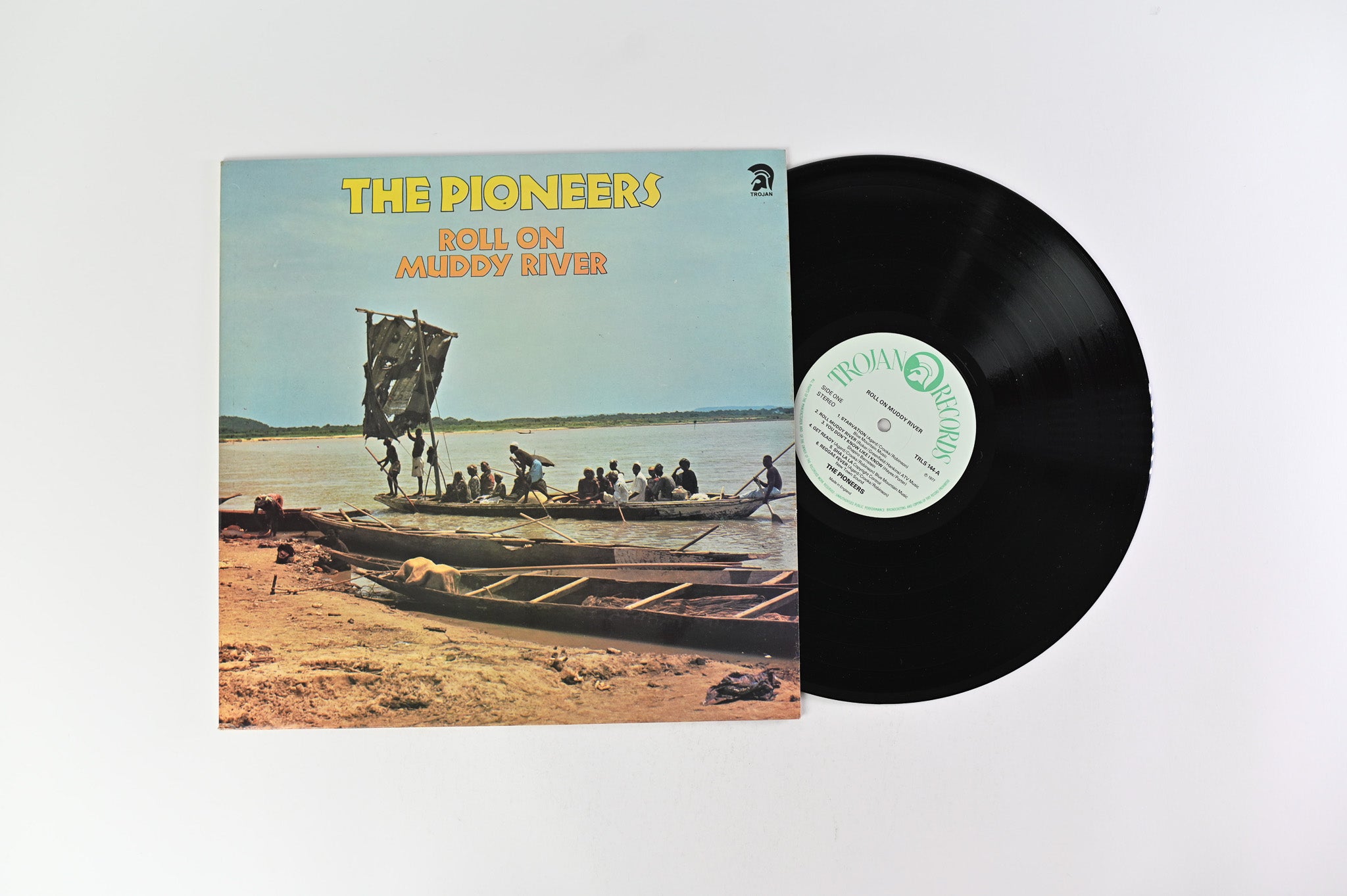 The Pioneers - Roll On Muddy River on Trojan Records