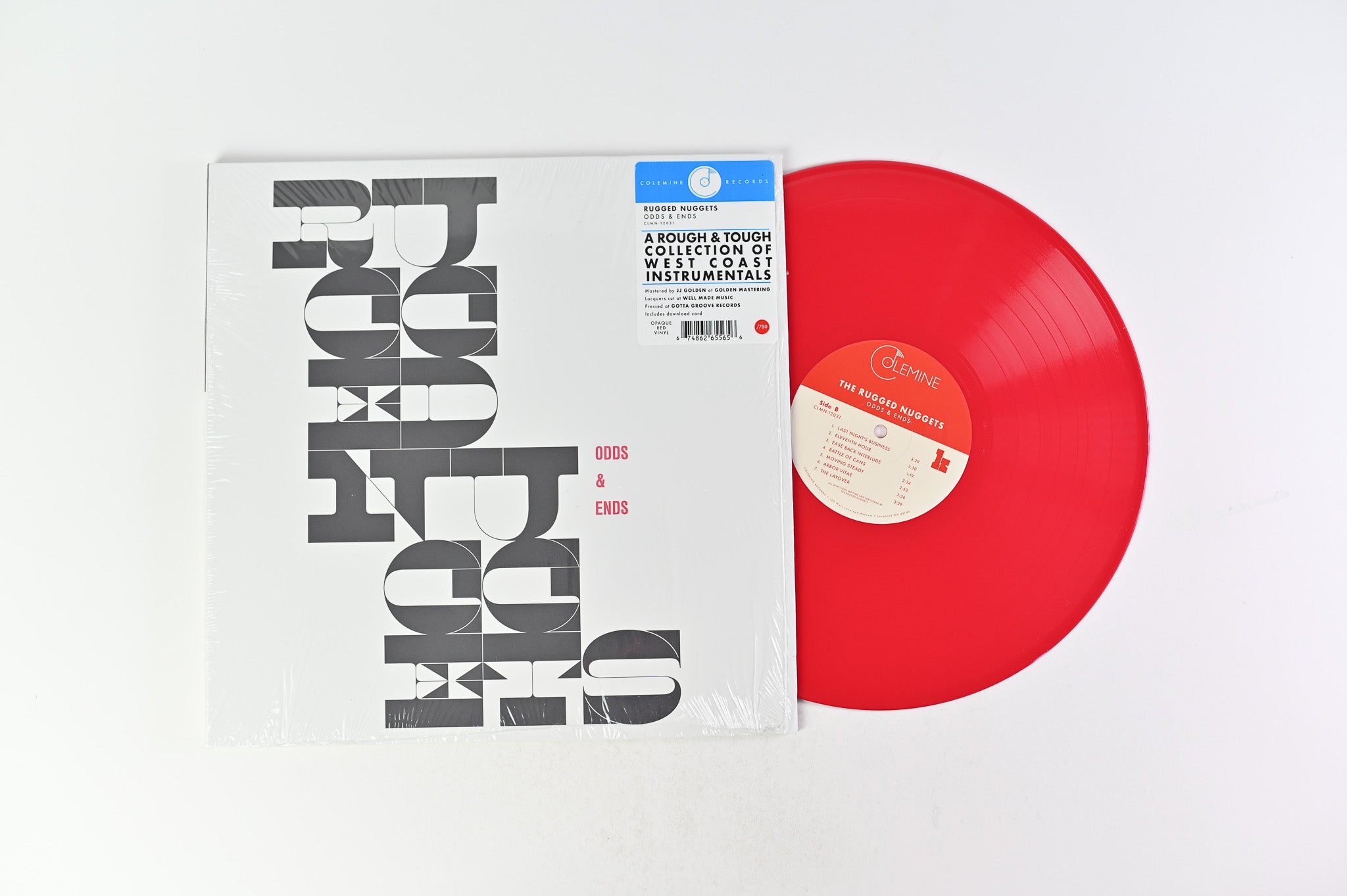 The Rugged Nuggets - Odds & Ends on Colemine Ltd Red Vinyl