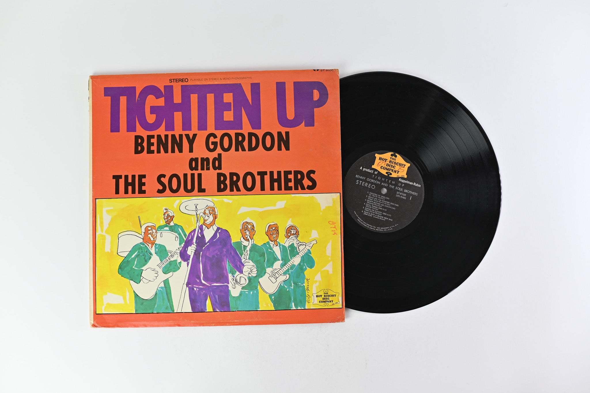 Benny Gordon & The Soul Brothers - Tighten Up on The Hot Biscuit Disc Company