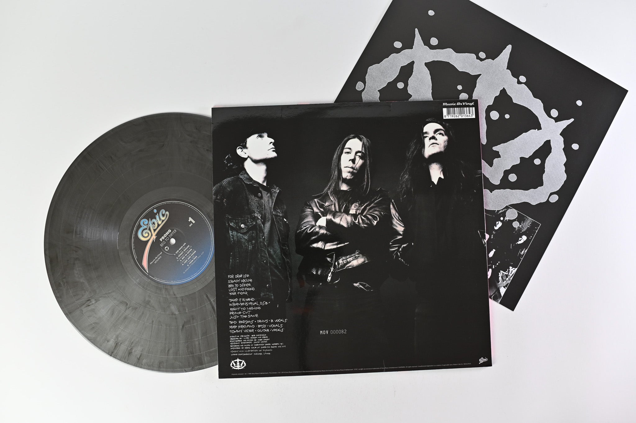 Prong - Beg To Differ Numbered Reissue on Music On Vinyl Silver & Black Marbled