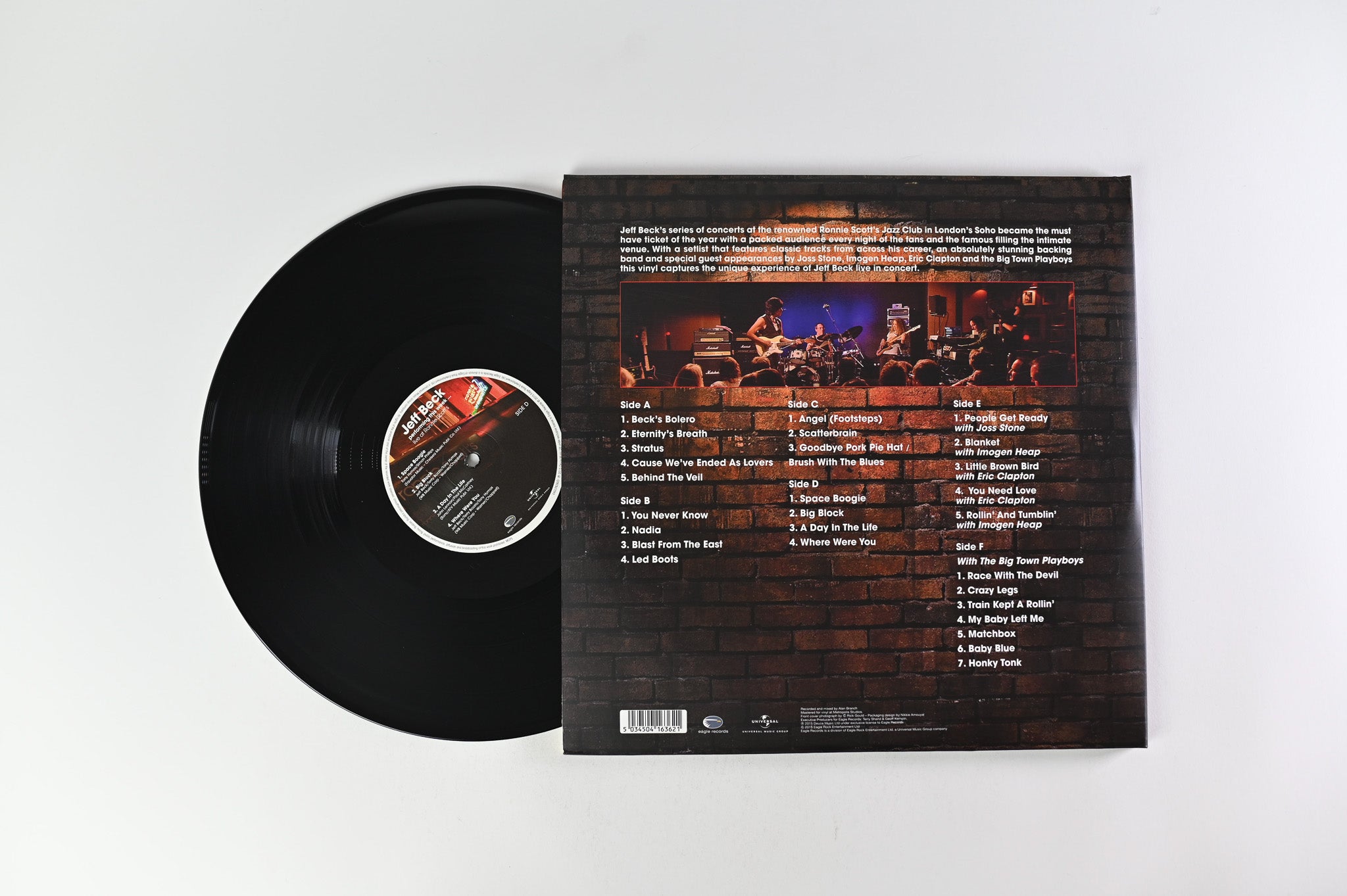 Jeff Beck - Jeff Beck Performing This Week...Live At Ronnie Scott's on Eagle Records Reissue