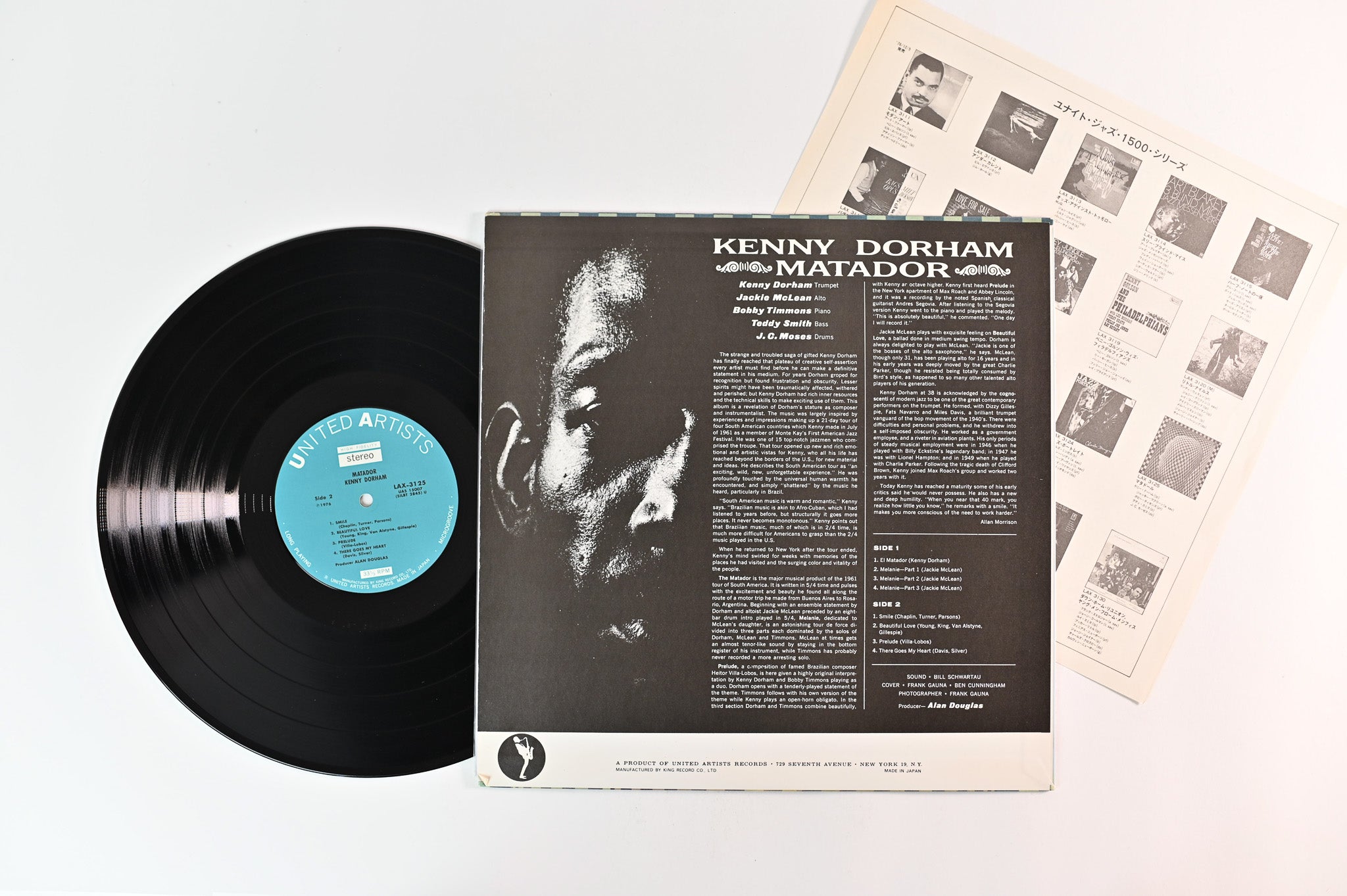 Kenny Dorham - Matador on UA Japanese Reissue on United Artists Japanese Reissue