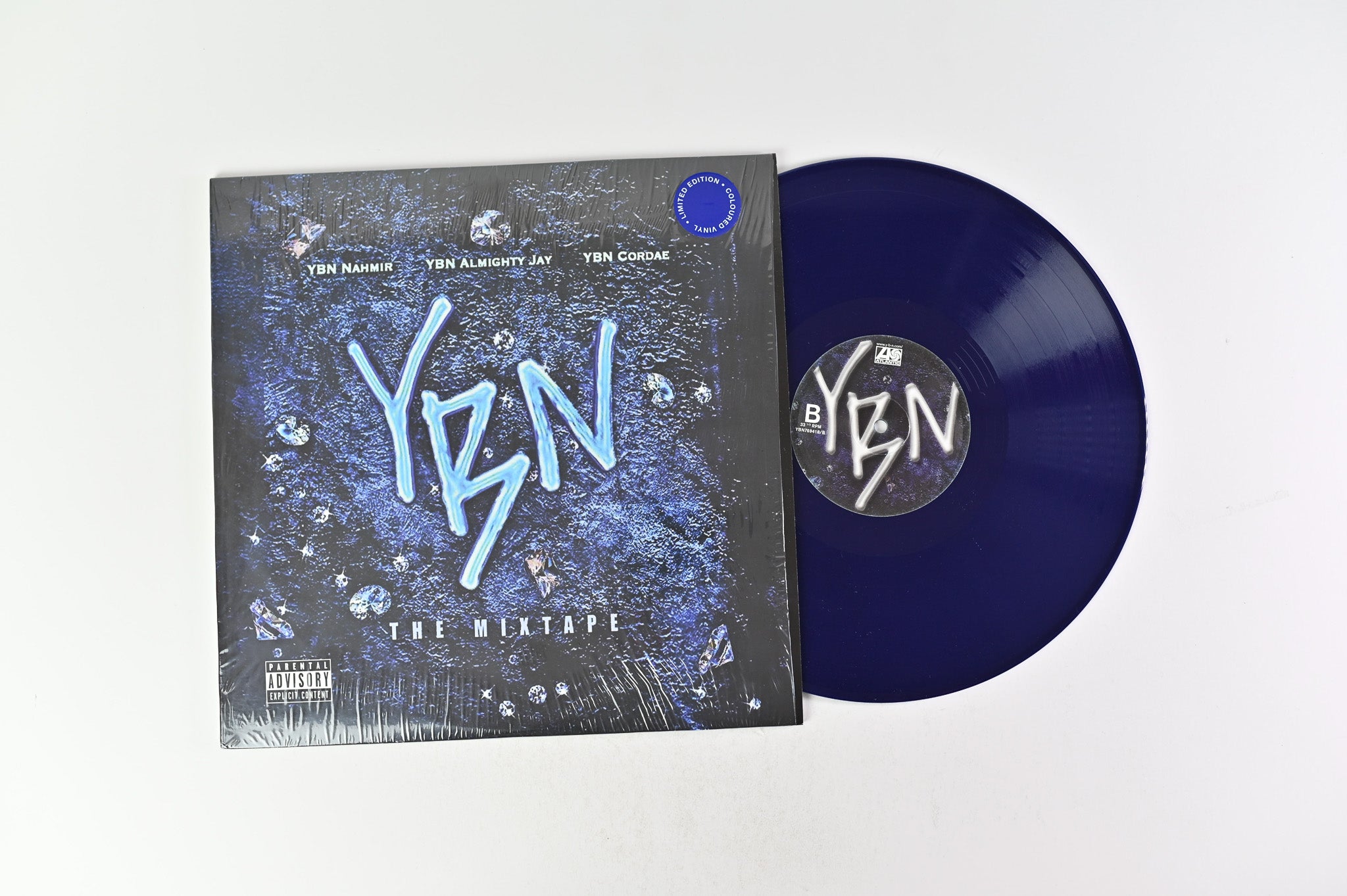 YBN Almighty Jay - YBN: The Mixtape Unofficial Blue Vinyl Pressing