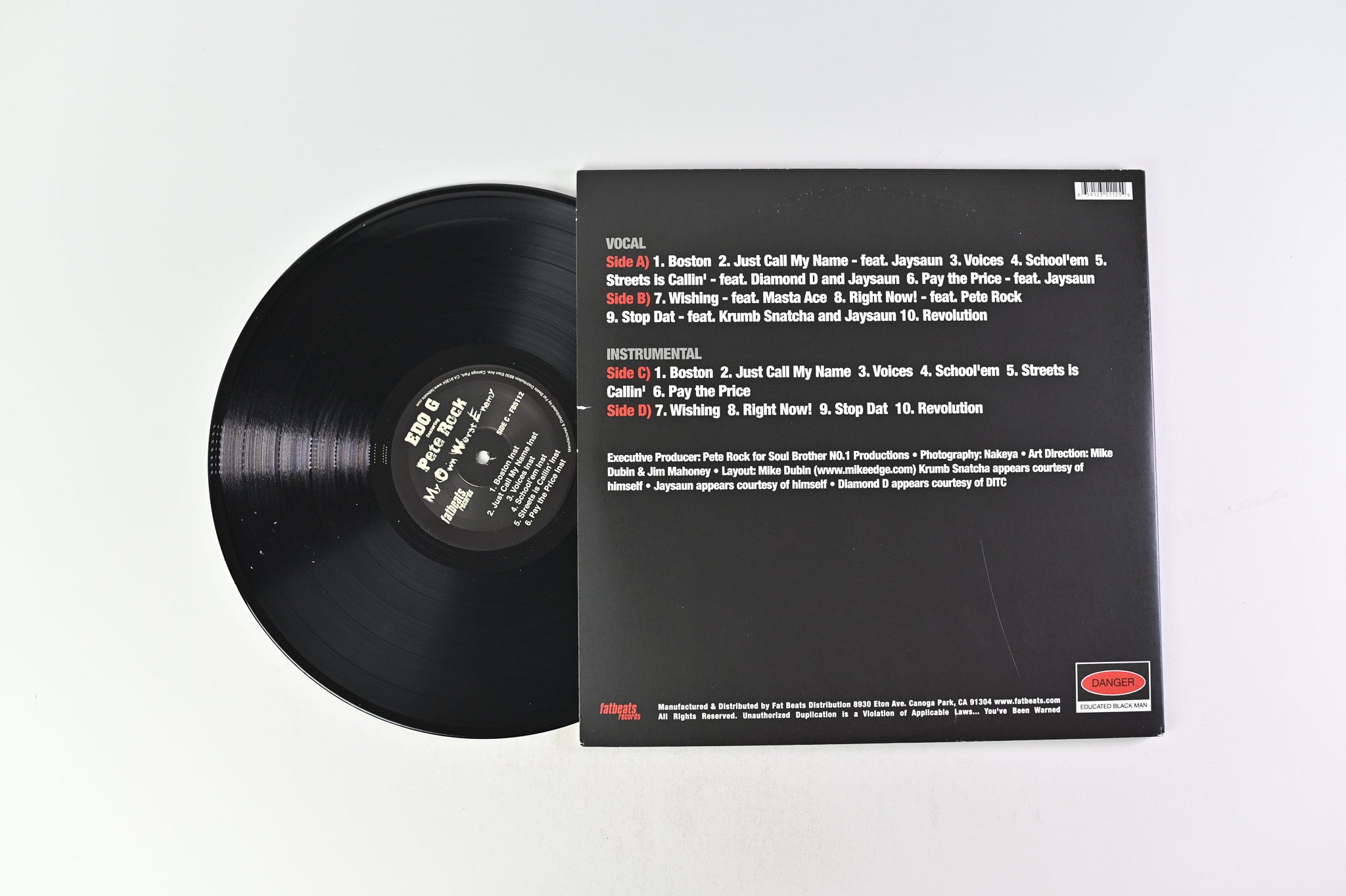 Edo G Featuring Pete Rock - My Own Worst Enemy on Fat Beats Deluxe Ltd Reissue