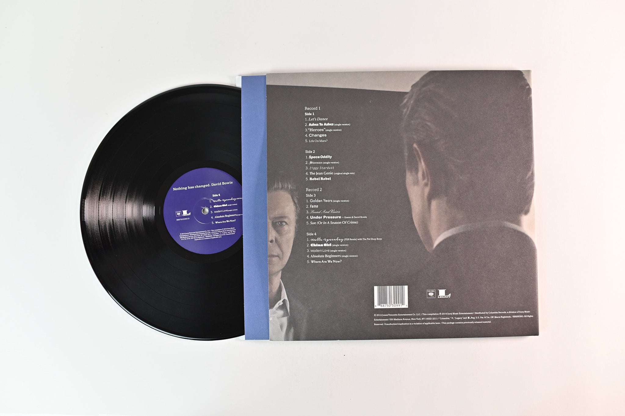 David Bowie - Nothing Has Changed on Columbia Legacy