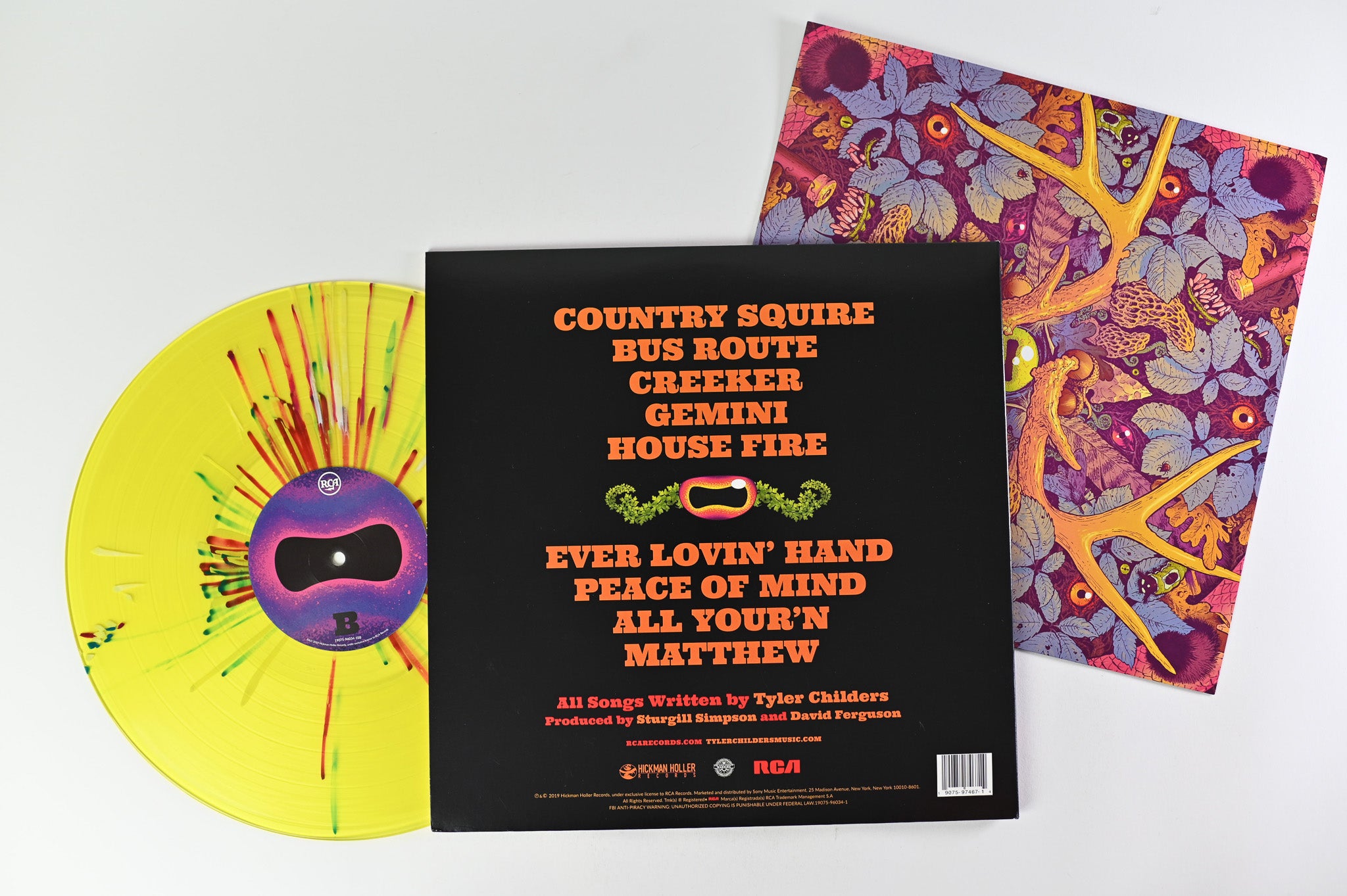 Tyler Childers - Country Squire on Hickman Holler Records Yellow Translucent w/Splatter Vinyl