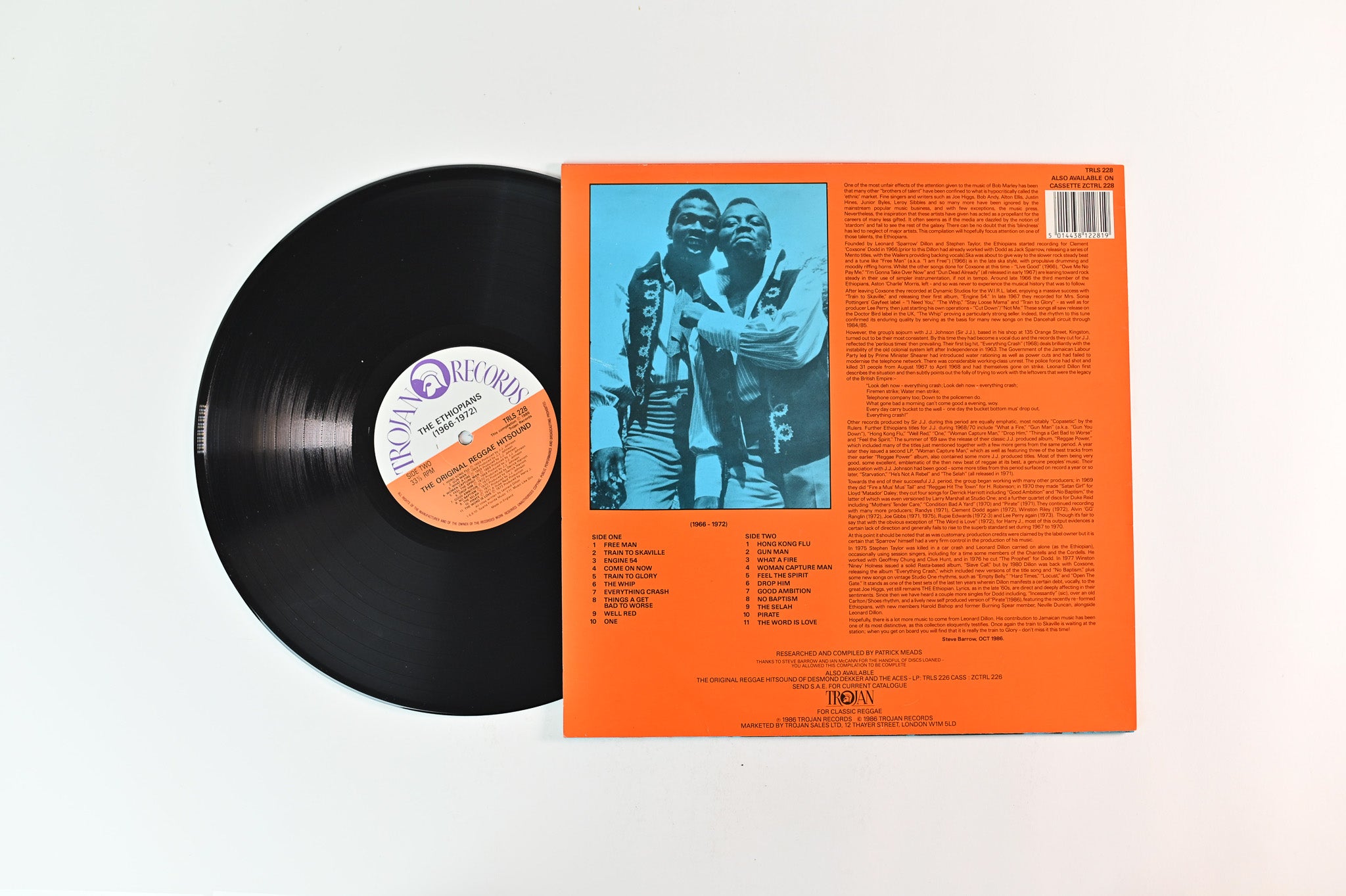 英LP Ethiopians Original Reggae Hitsound Of The Ethiopians (1966-19 TRLS228 TROJAN RECORDS /00260 The Ethiopians - The Original Reggae Hitsound of the Ethiopians
