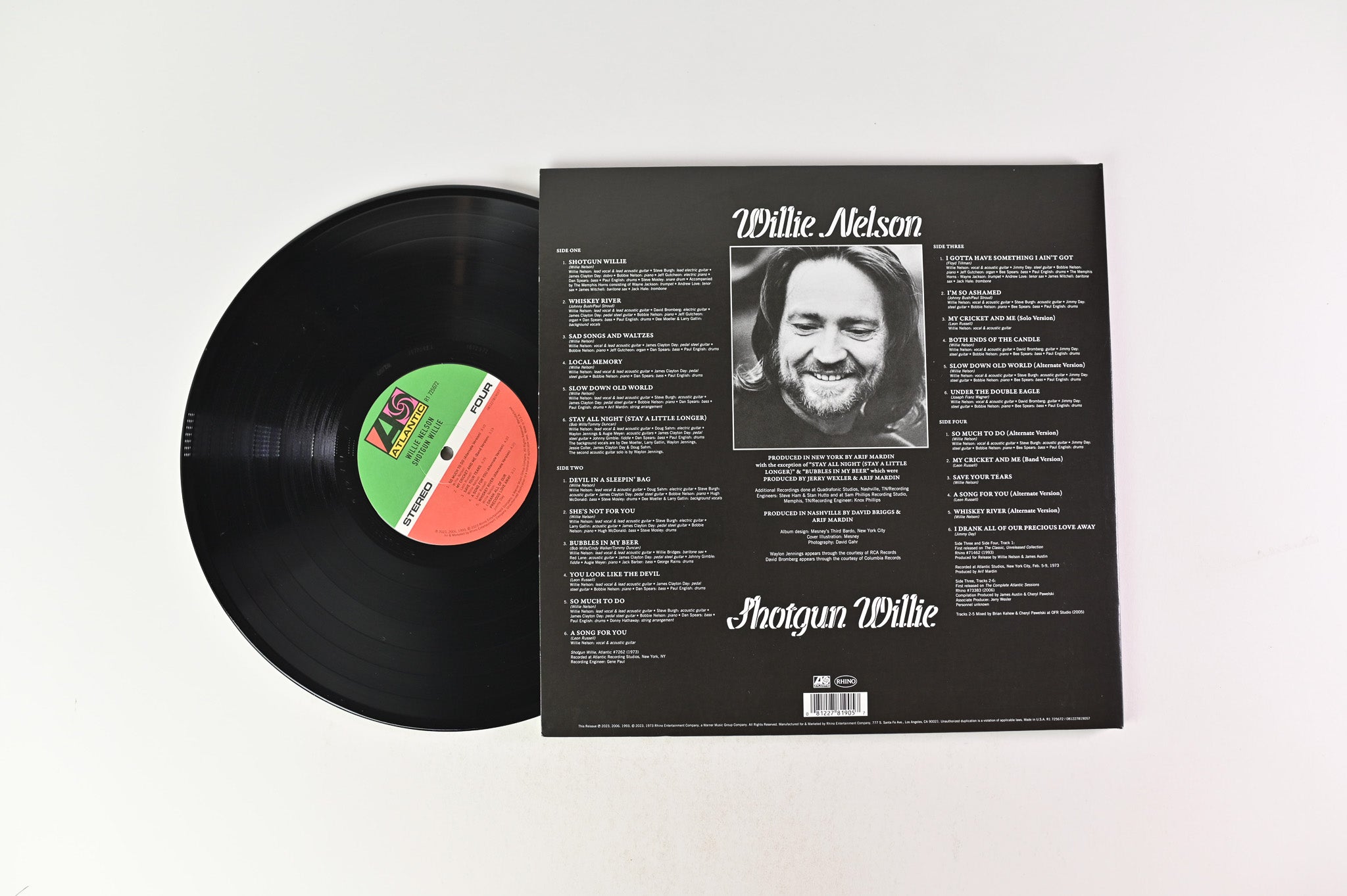 Willie Nelson - Shotgun Willie on Atlantic/Rhino Records RSD Reissue