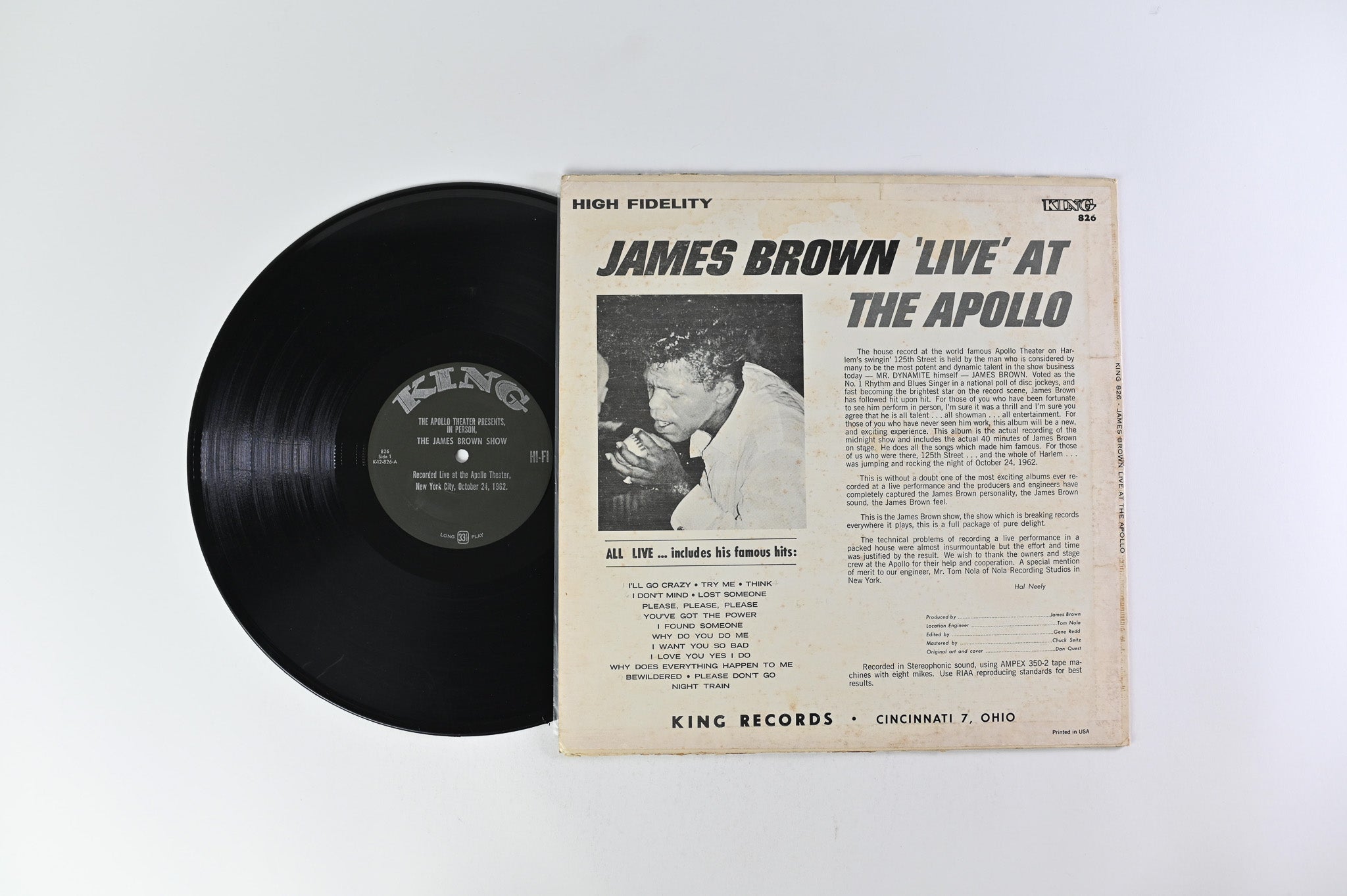 James Brown - Live At The Apollo on King Mono
