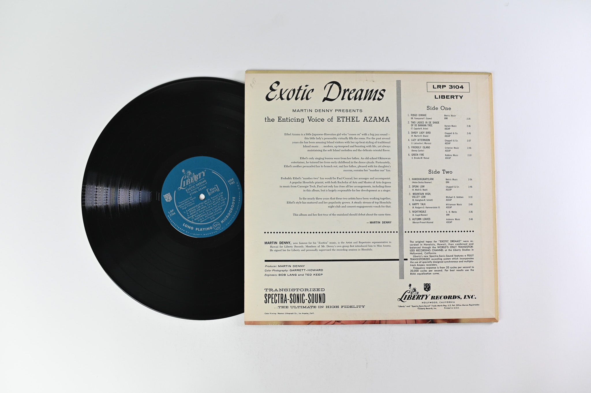 Ethel Azama - Exotic Dreams (The Enticing Voice Of Ethel Azama) on Liberty Mono DG
