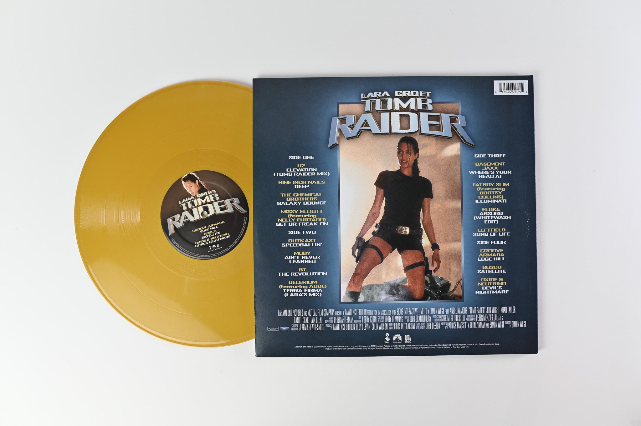 Various - Lara Croft: Tomb Raider (Music From The Motion Picture) on Real Gone RSD 2021 Gold Reissue