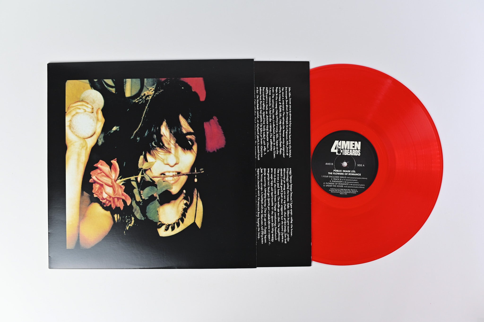 Public Image Limited - The Flowers Of Romance on 4 Men With Beards Ltd Red Vinyl Reissue