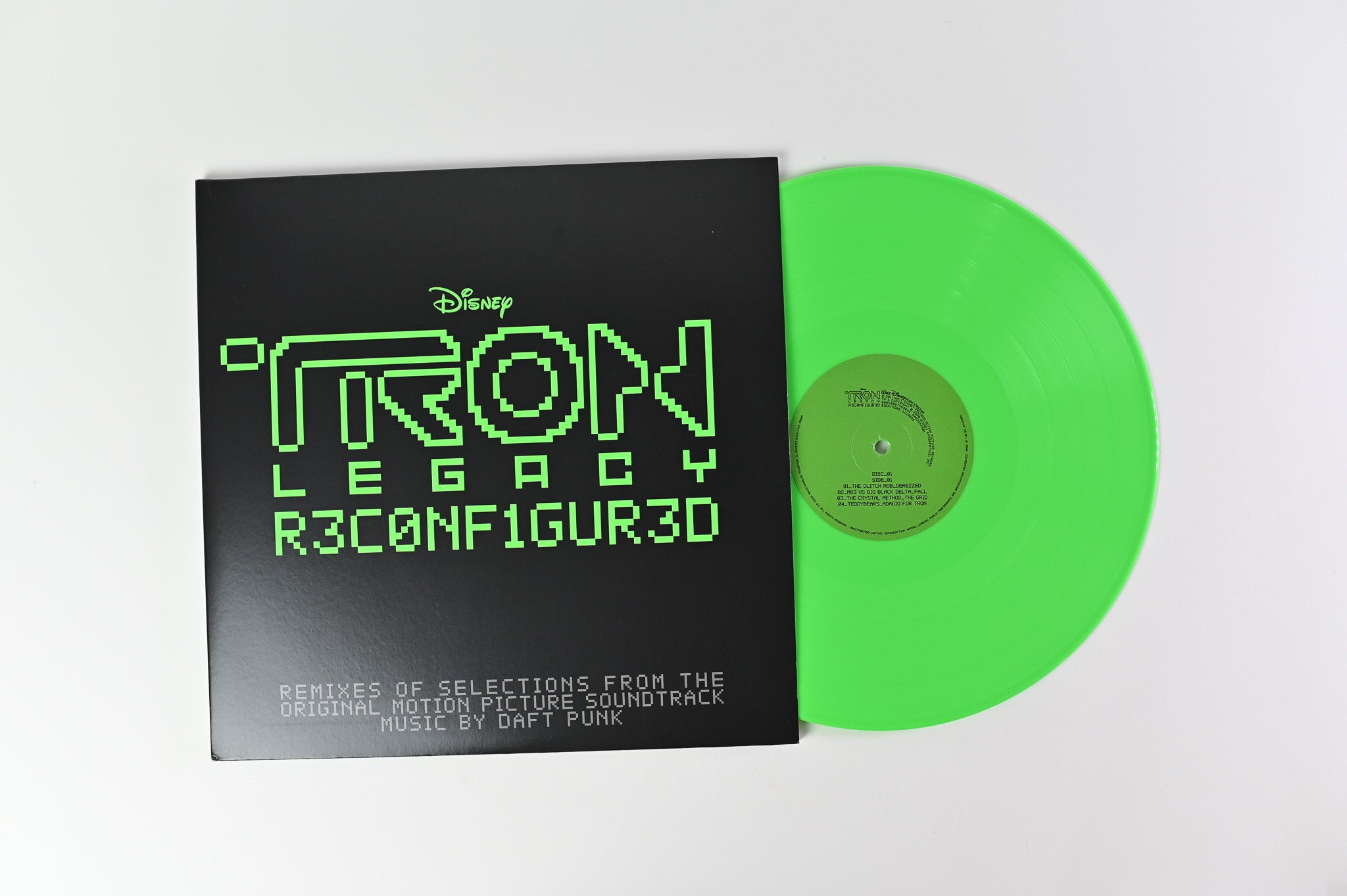 Daft Punk - TRON: Legacy Reconfigured on Walt Disney Ltd RSD 2020 Translucent Green Reissue