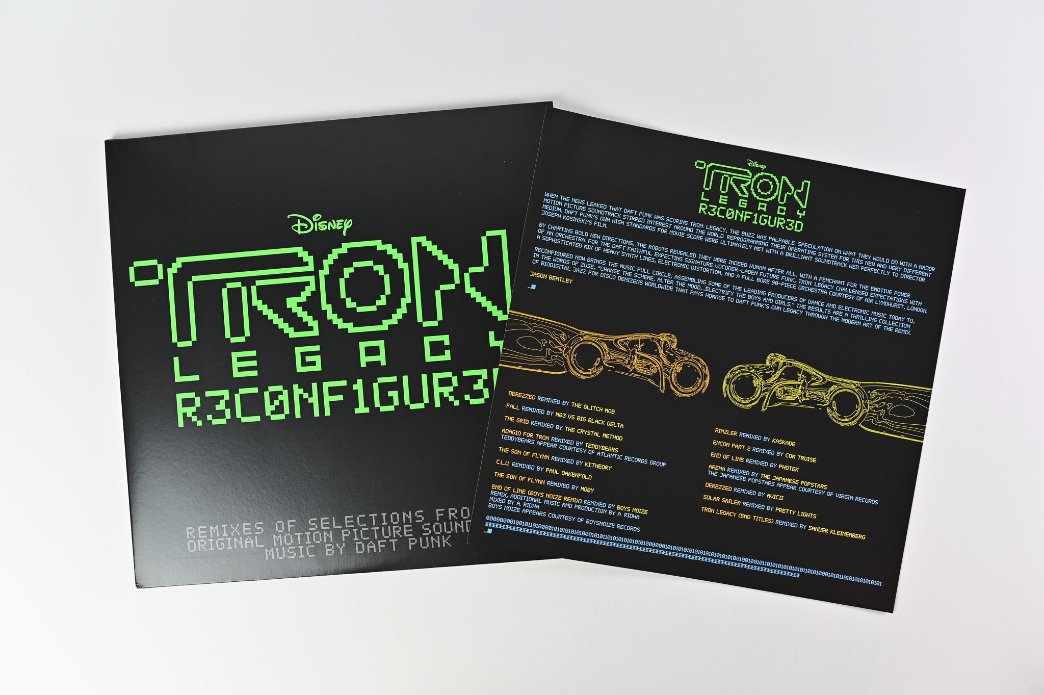 Daft Punk - TRON: Legacy Reconfigured on Walt Disney Ltd RSD 2020 Translucent Green Reissue