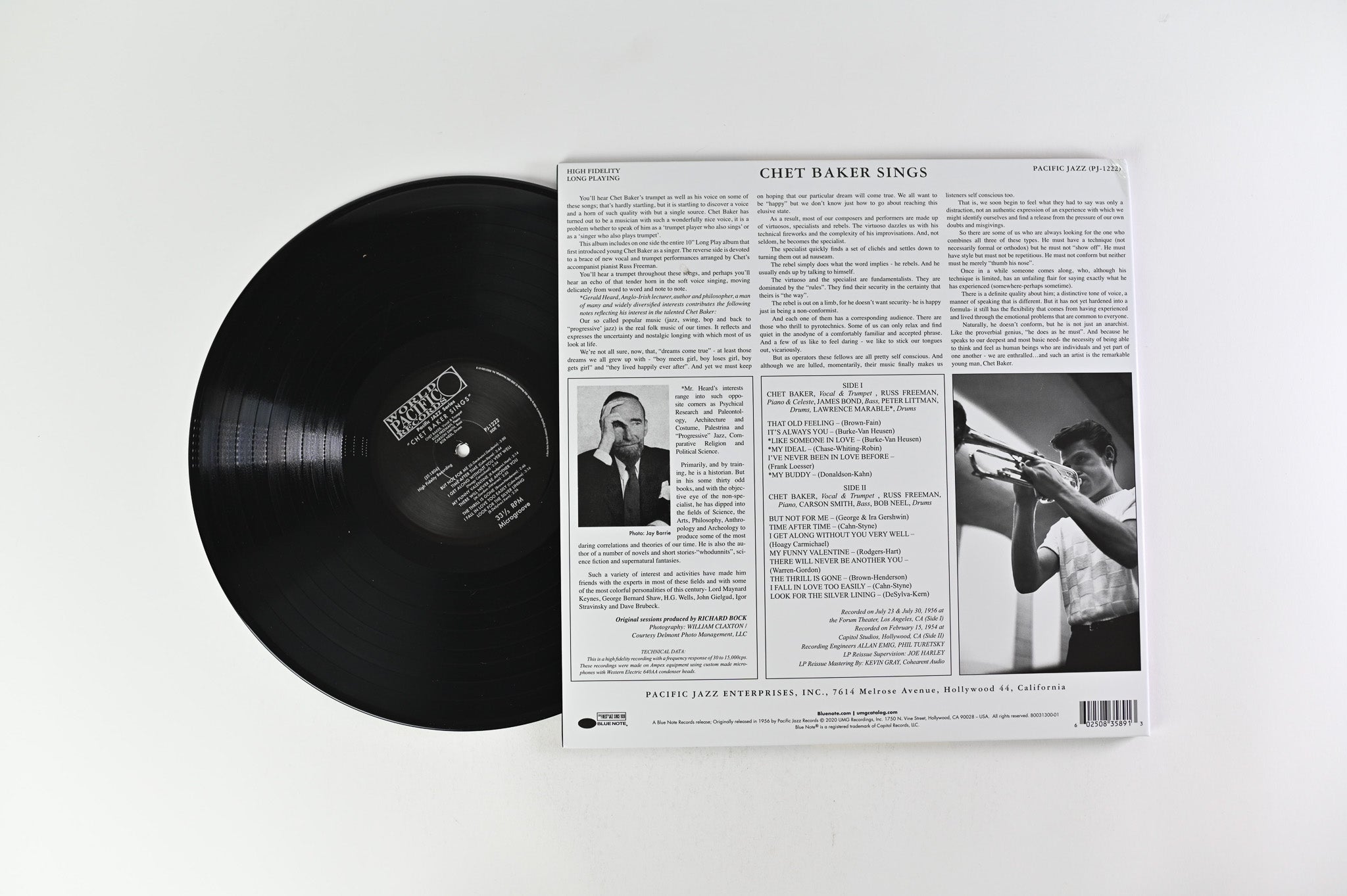 Chet Baker - Chet Baker Sings on Blue Note Tone Poet Series