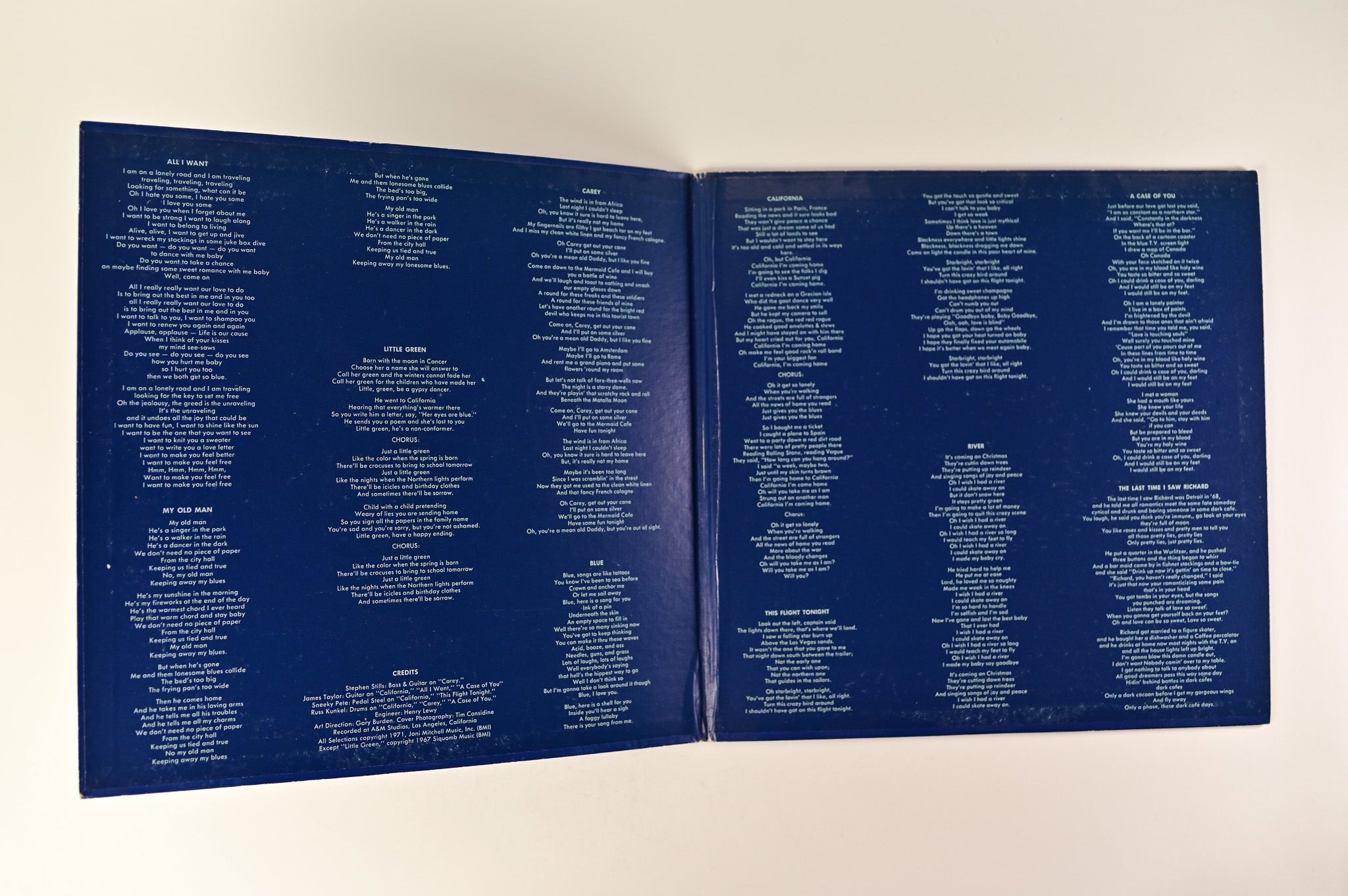 Joni Mitchell - Blue on Reprise Repress