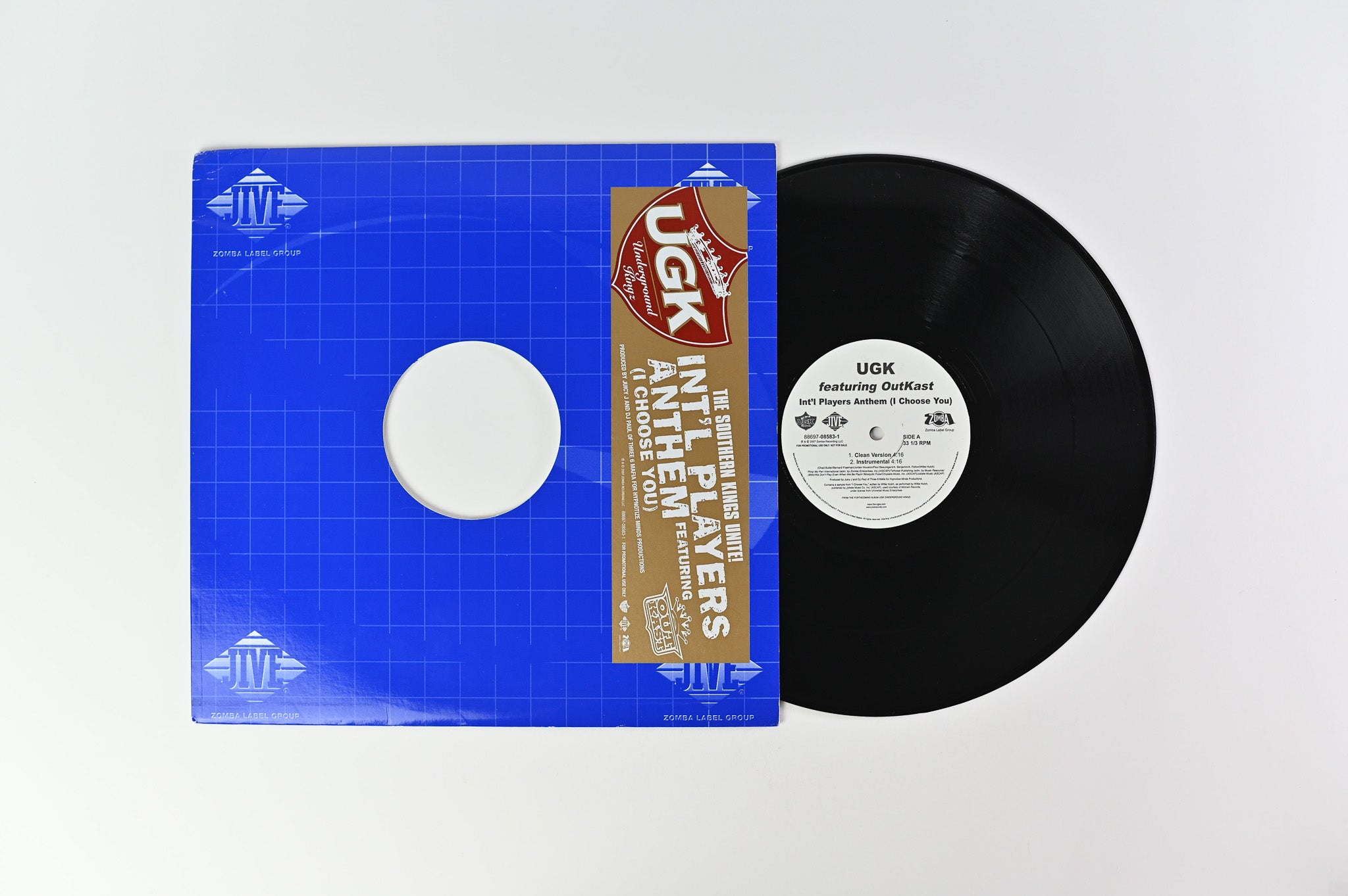 UGK - Int'l  Players  Anthem (I Choose You) on Jive Promo 12"
