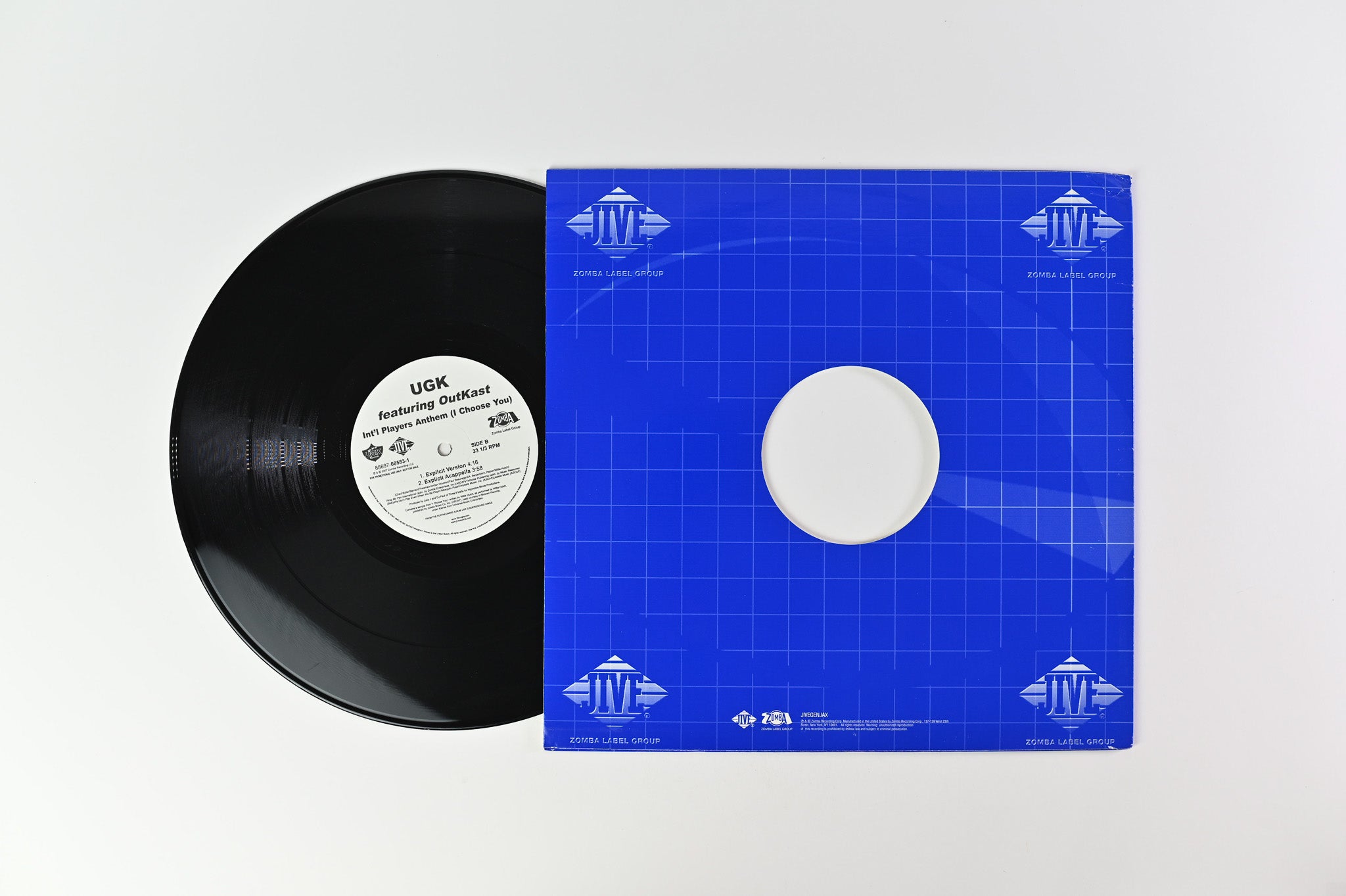 UGK - Int'l  Players  Anthem (I Choose You) on Jive Promo 12"