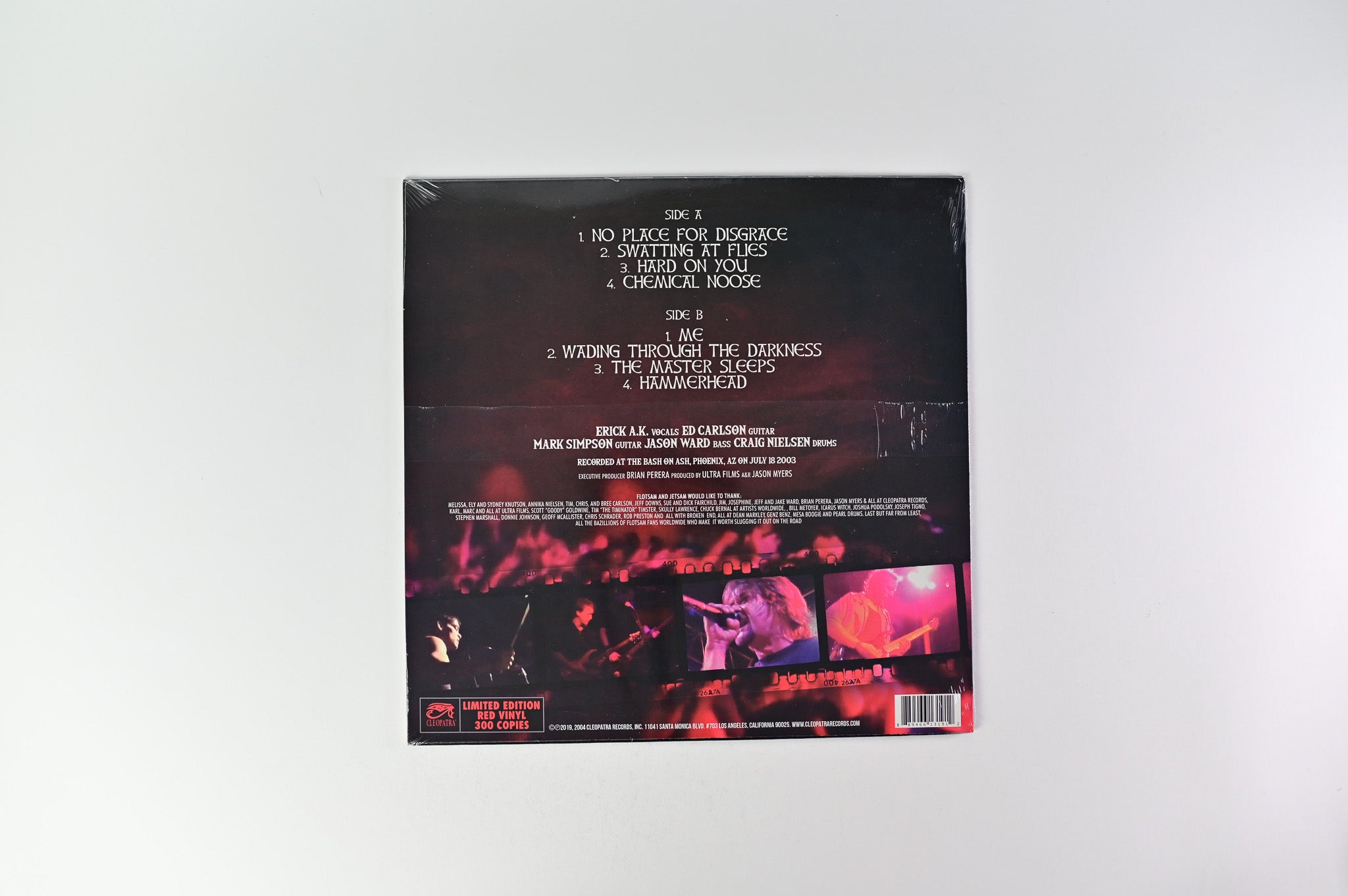 Flotsam And Jetsam - Live In Phoenix on Cleopatra Ltd Red Vinyl Sealed