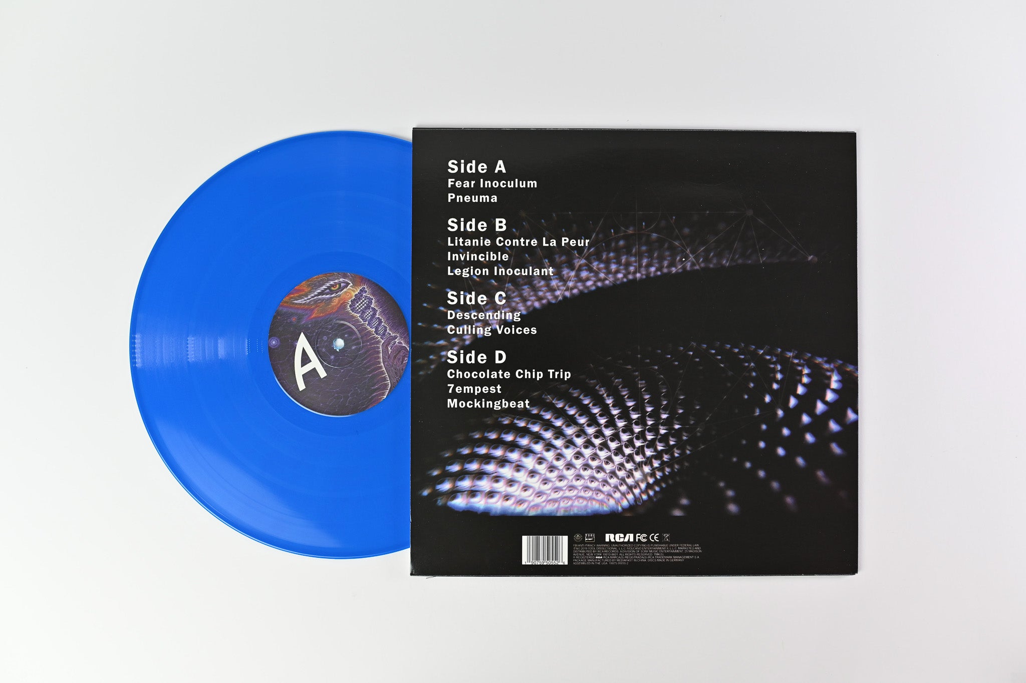 Tool - Fear Inoculum Blue Vinyl Unofficial Pressing