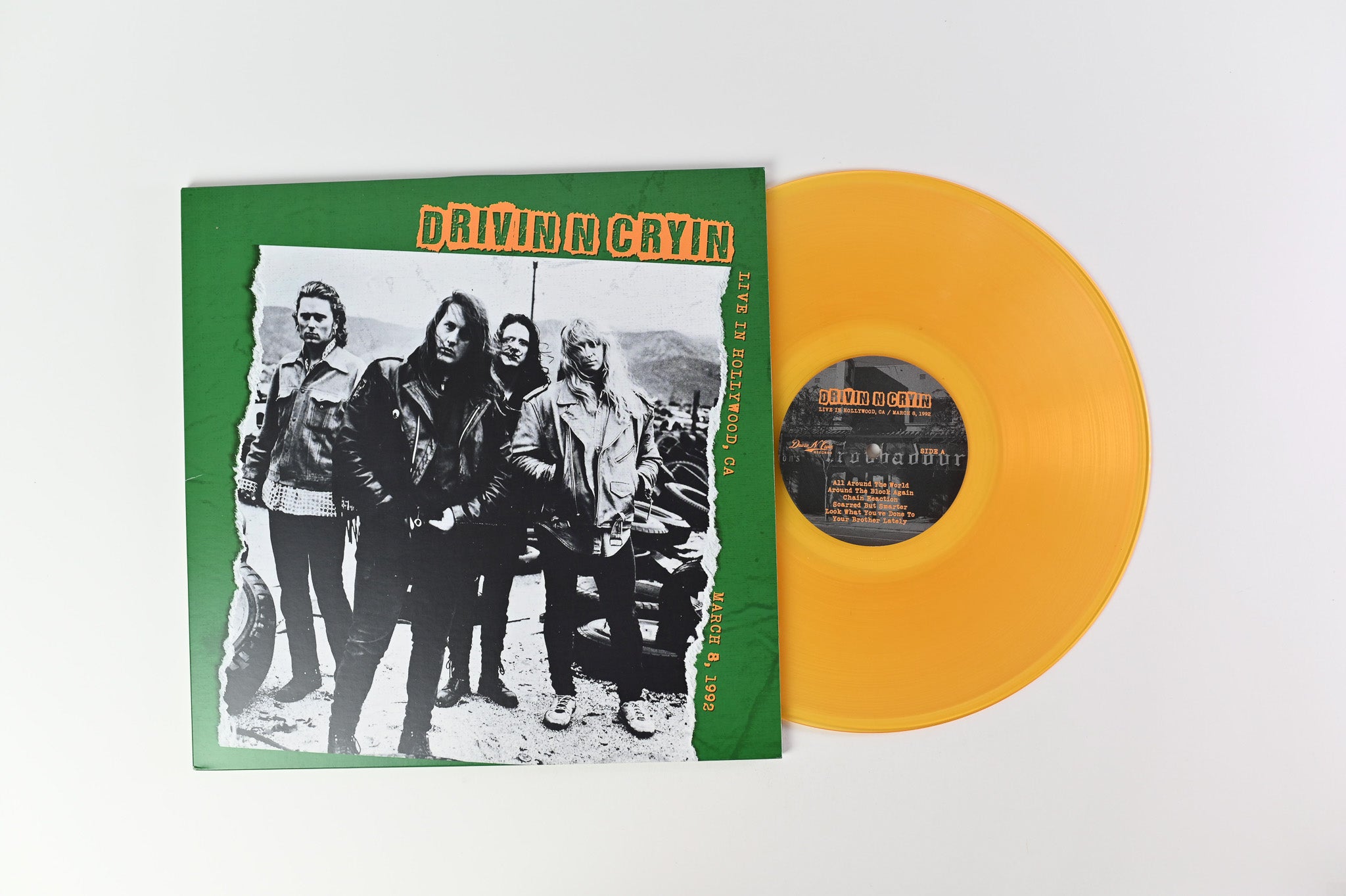 Drivin' N' Cryin' - Live in Hollywood, CA March 8, 1992 Ltd Numbered Orange / Green