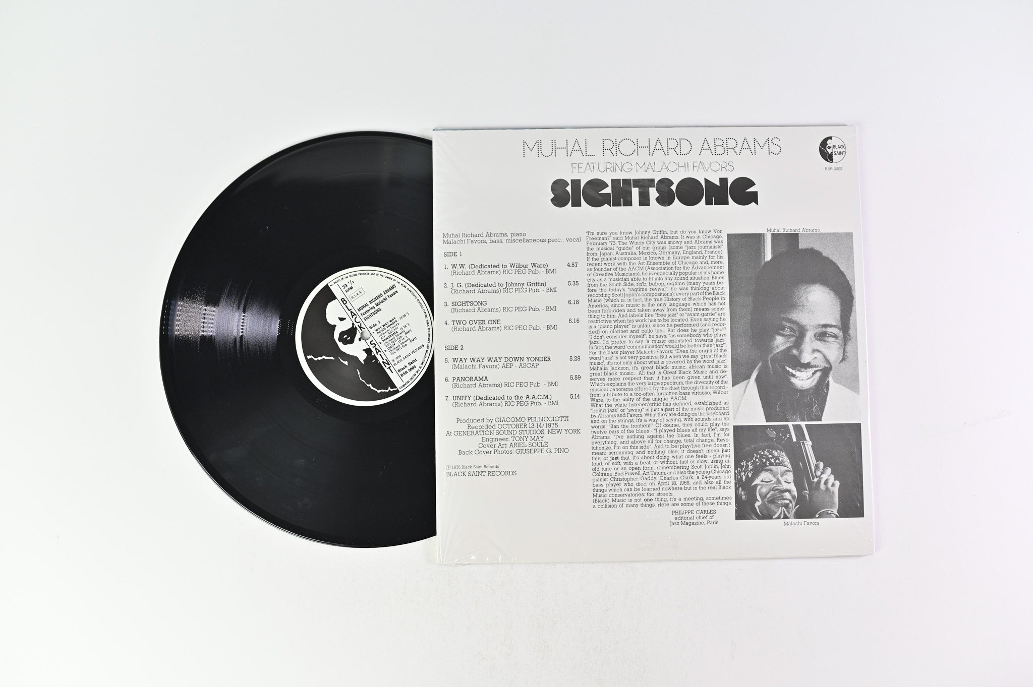 Muhal Richard Abrams - Sightsong on Black Saint Reissue