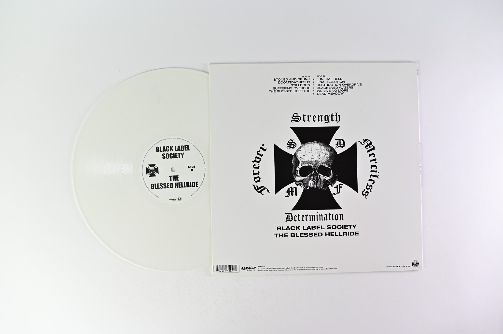 Black Label Society - The Blessed Hellride on Armoury White Reissue