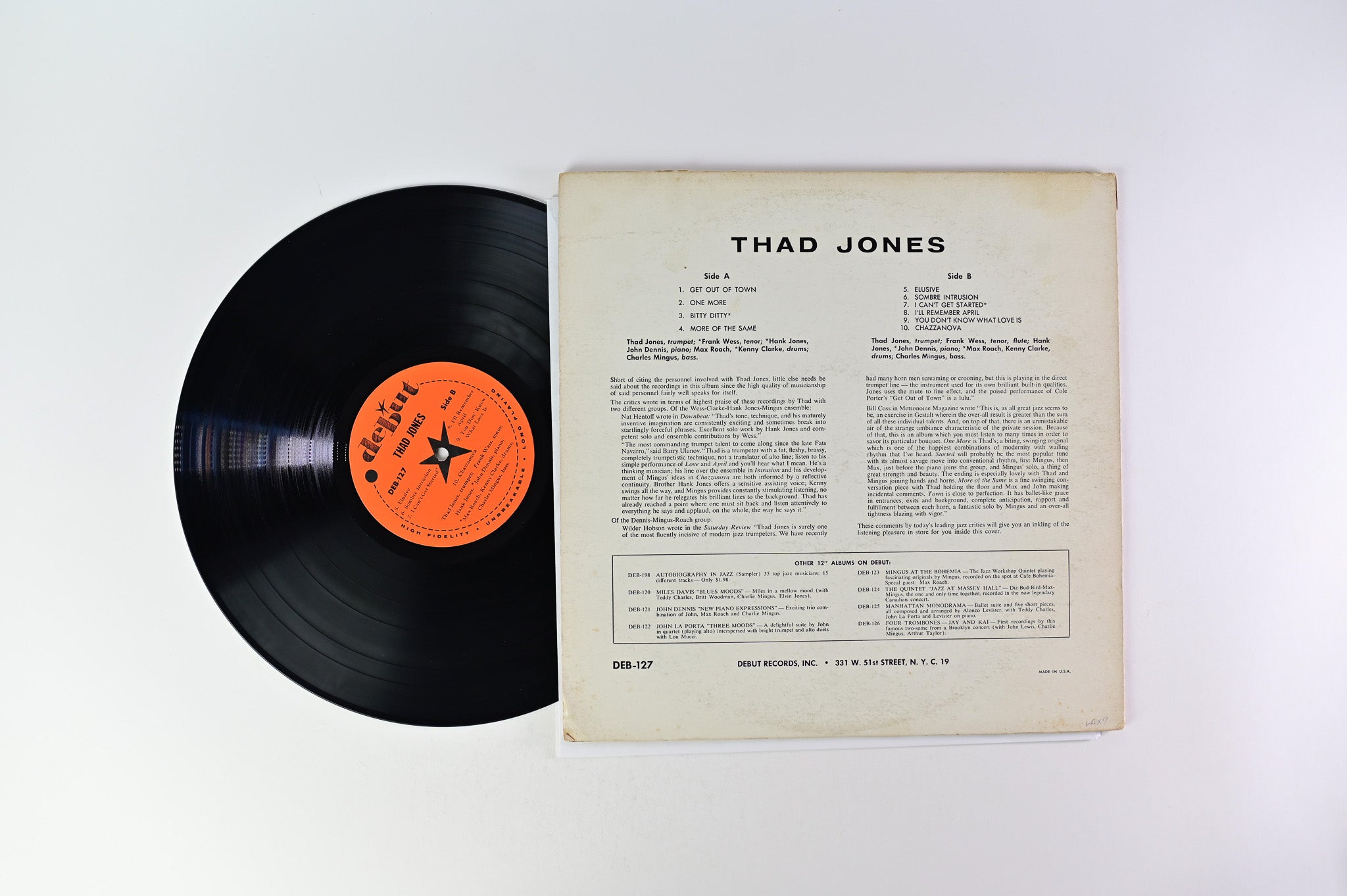 Thad Jones - Thad Jones on Debut