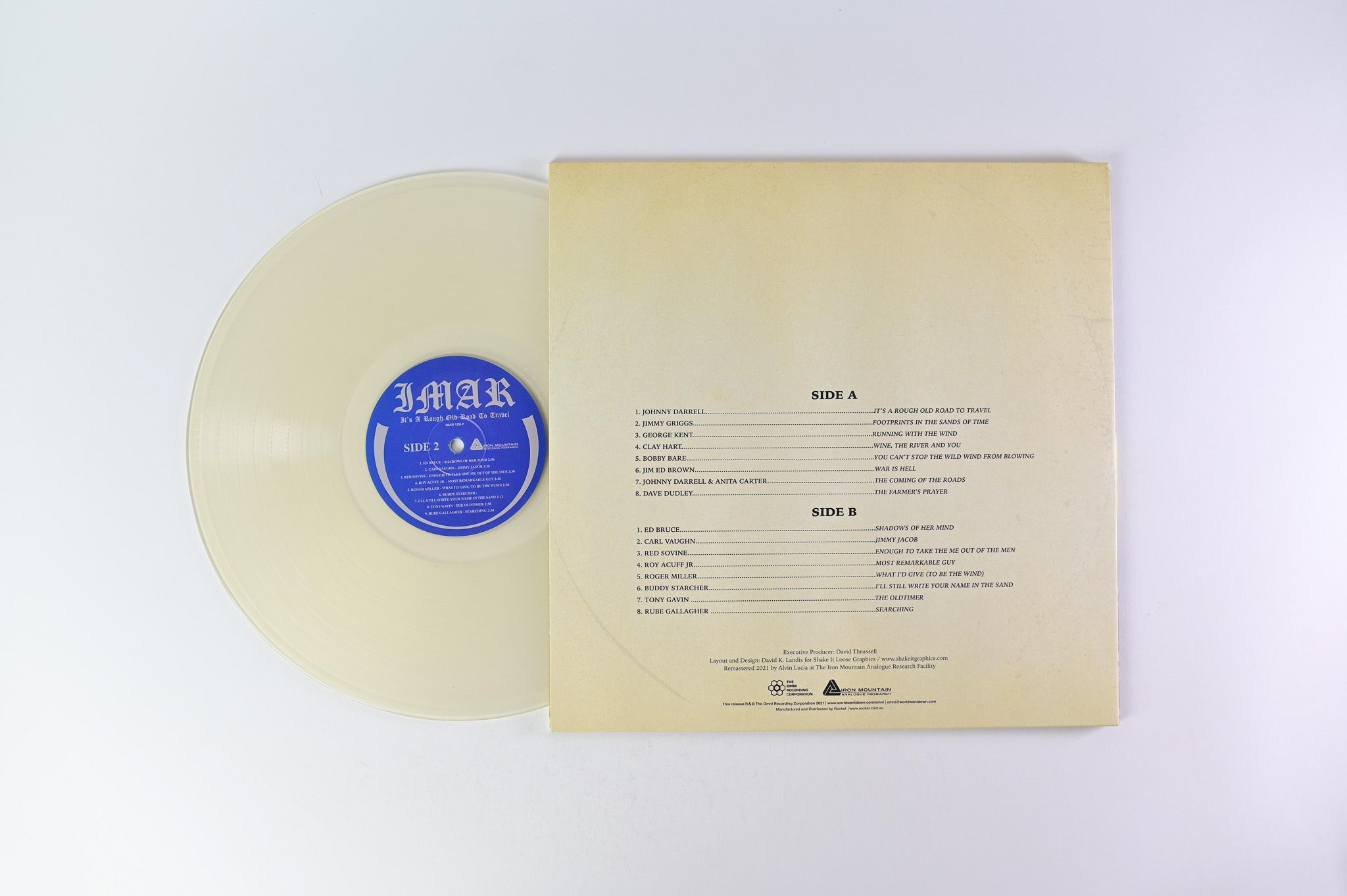 Various - It's A Rough Old Road To Travel - The Existential Psychodrama In Country Music: Volume II (1964-1974) on Omni Clear Vinyl