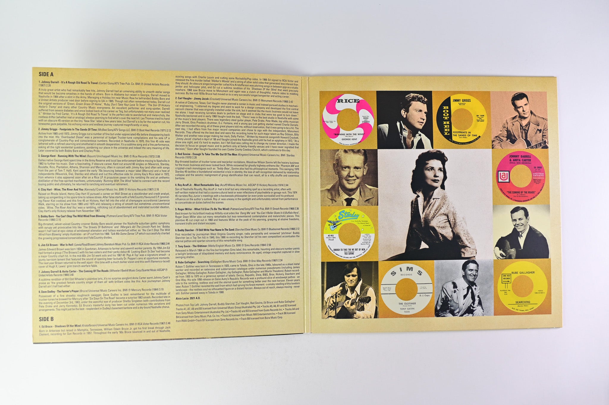 Various - It's A Rough Old Road To Travel - The Existential Psychodrama In Country Music: Volume II (1964-1974) on Omni Clear Vinyl