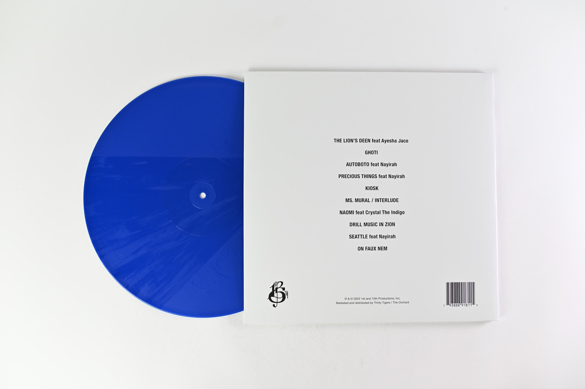 Lupe Fiasco - Drill Music in Zion on 1st & 15th - Blue Vinyl
