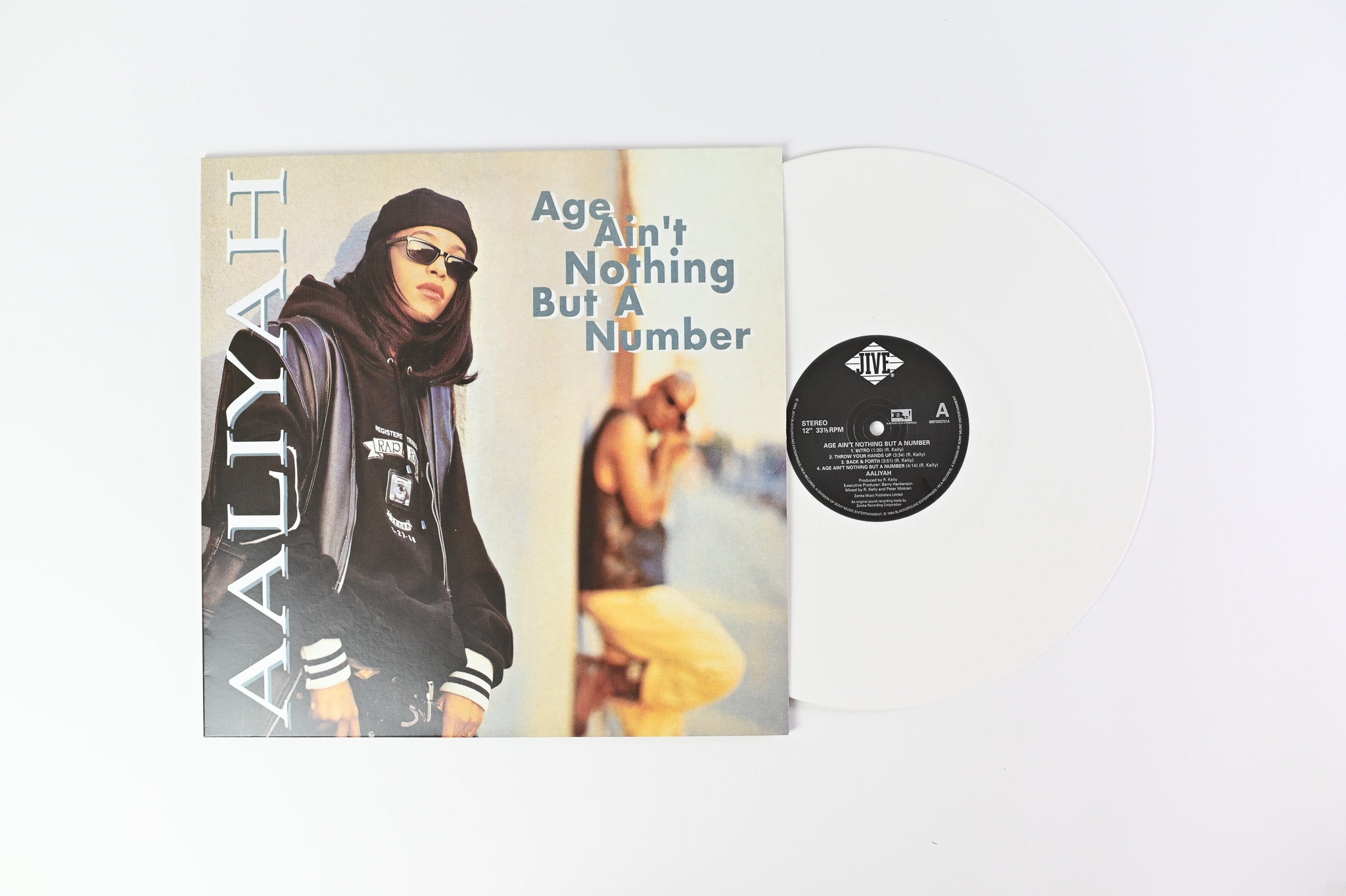 Aaliyah - Age Ain't Nothing But A Number on Jive White Vinyl RSD Black Friday 2014 Ltd Reissue