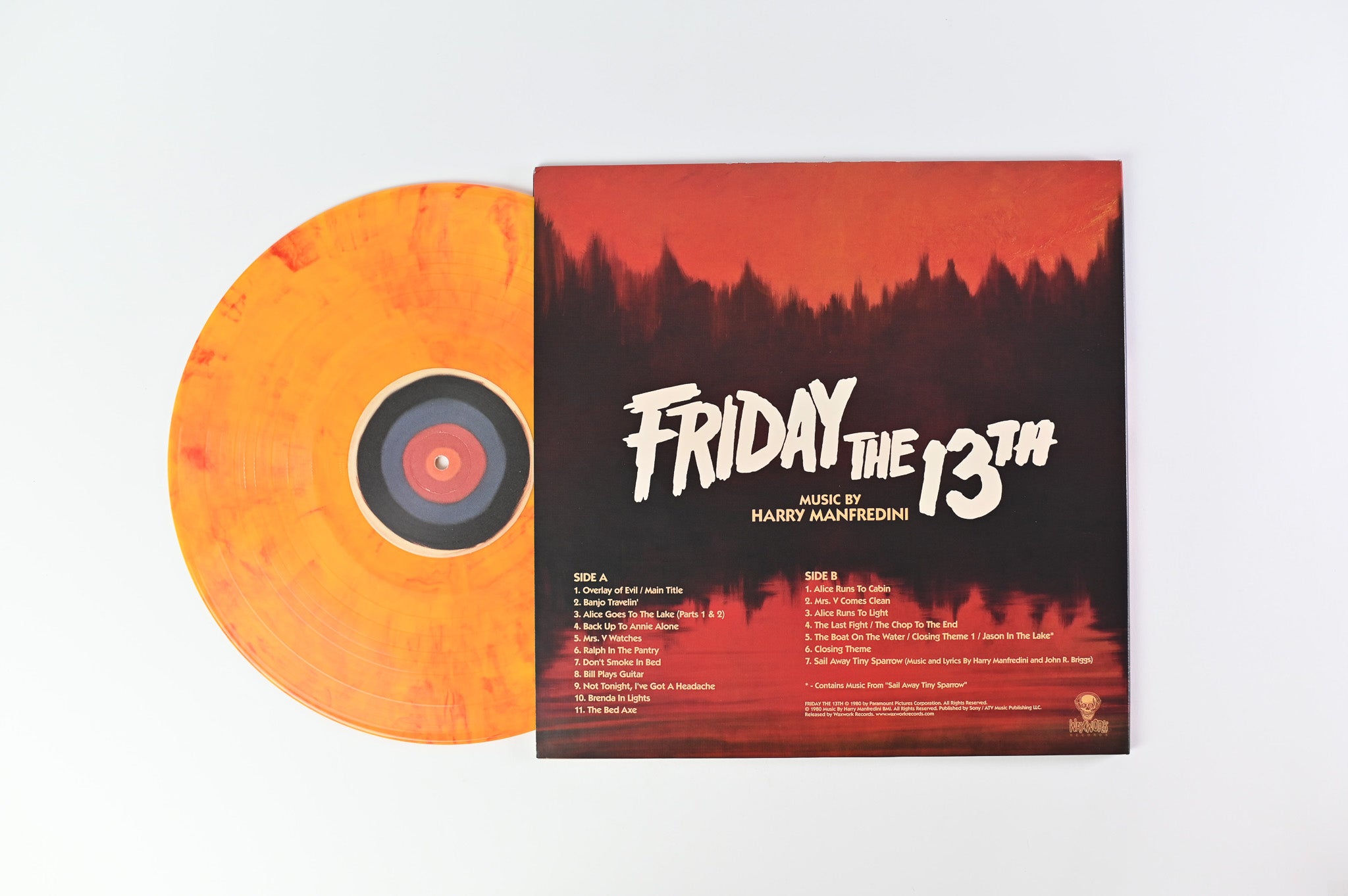Harry Manfredini - Friday The 13th (Original Motion Picture Score) on Waxwork Ltd Campfire Vinyl Reissue
