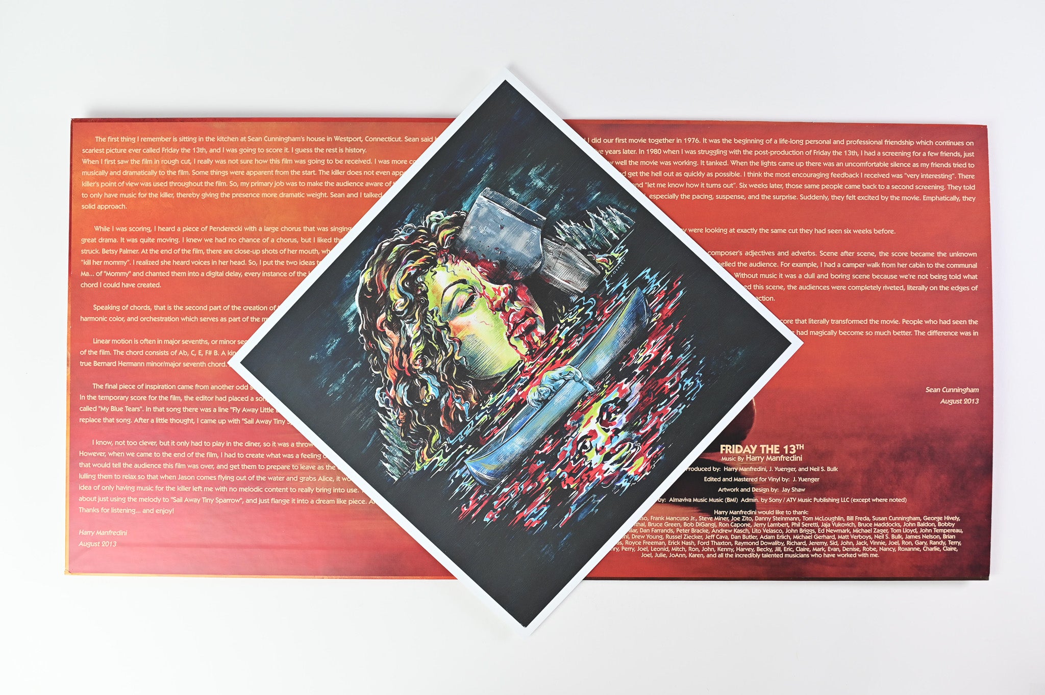 Harry Manfredini - Friday The 13th (Original Motion Picture Score) on Waxwork Ltd Campfire Vinyl Reissue