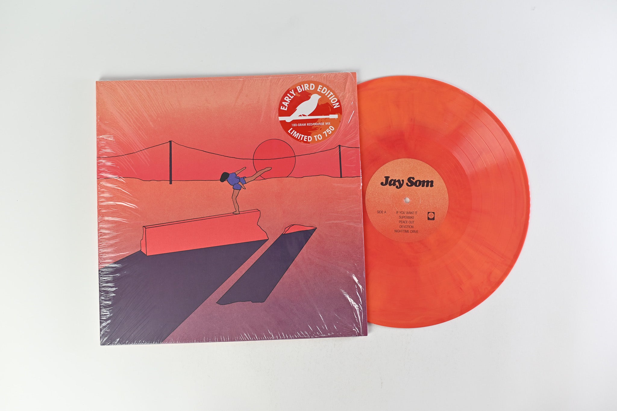 Jay Som - Anak Ko on Polyvinyl Record Company - Red/Orange Colored Vinyl