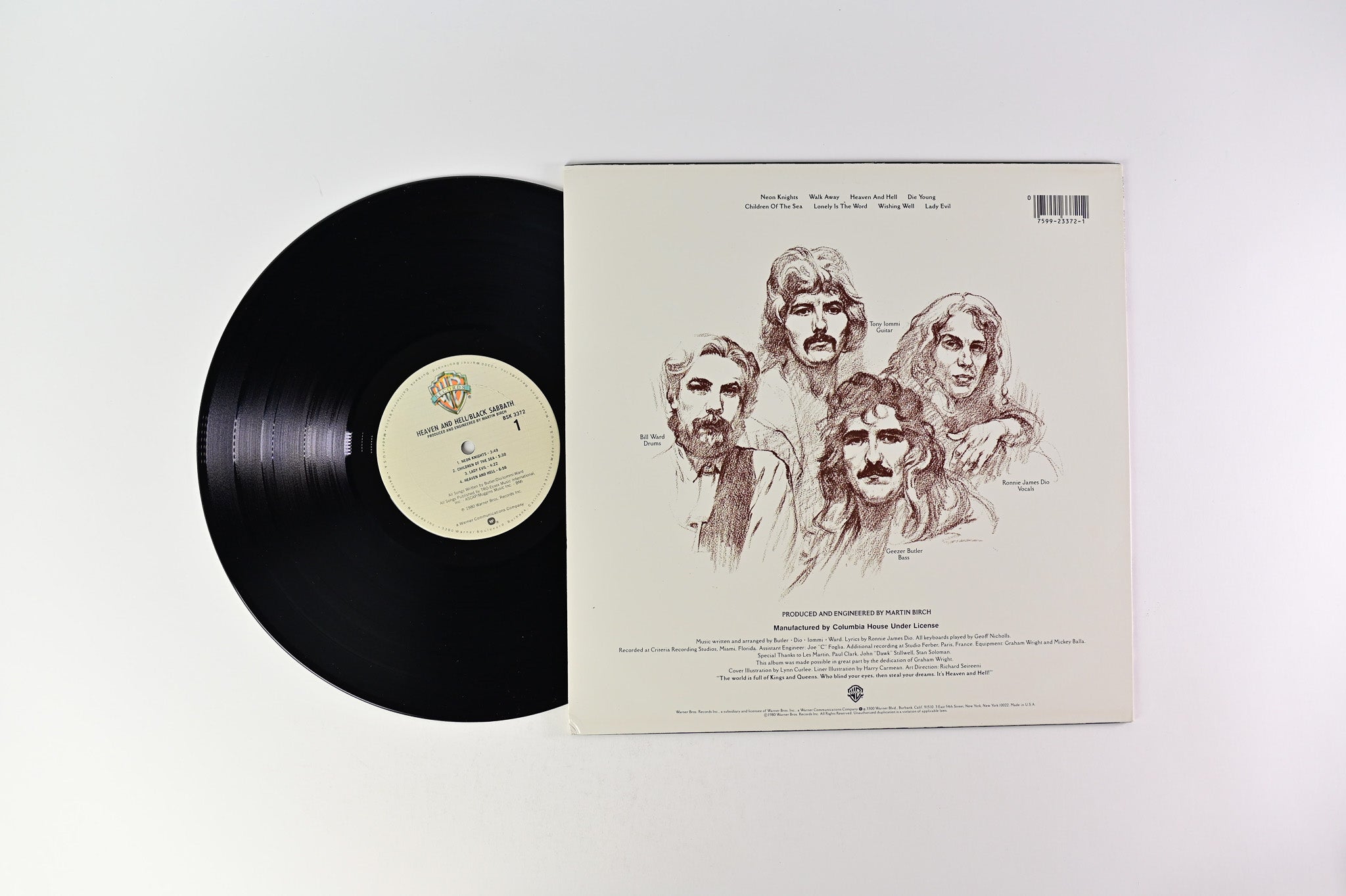 Black Sabbath - Heaven And Hell on Warner Bros Club Edition