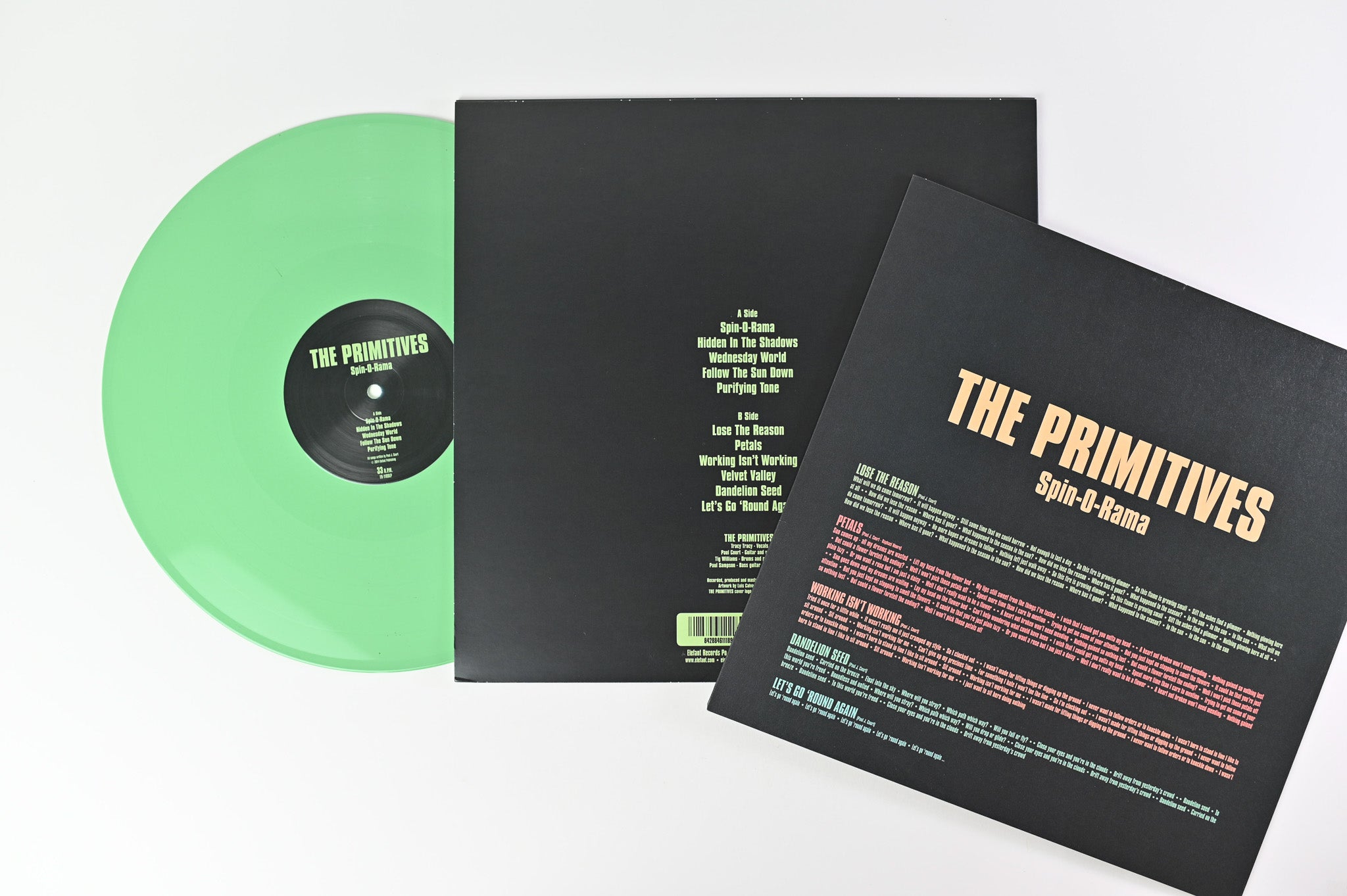 The Primitives - Spin-O-Rama on Elefant Ltd Numbered Green Vinyl