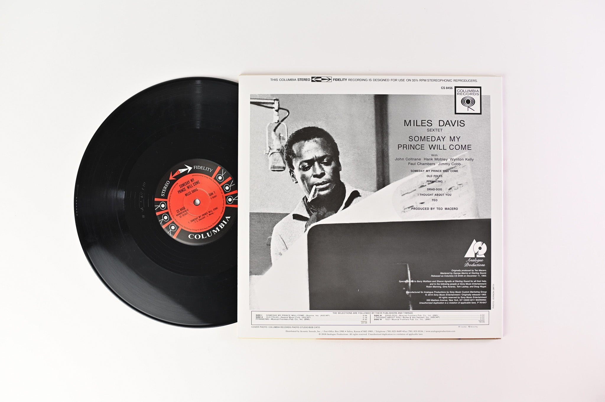 The Miles Davis Sextet - Someday My Prince Will Come Analogue Productions 45 RPM 200 Gram Reissue