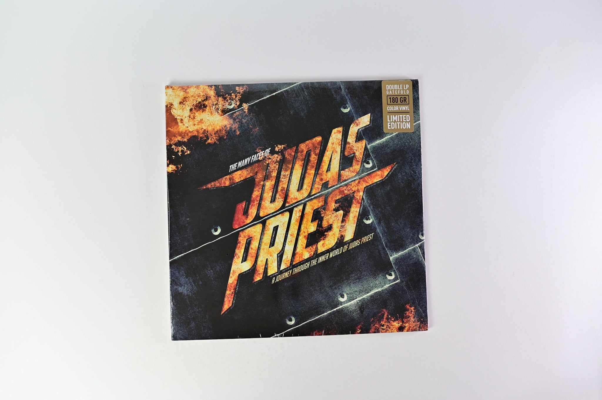 Various - The Many Faces Of Judas Priest (A Journey Through The Inner World Of Judas Priest) on Music Brokers Ltd Yellow/Green Vinyl Sealed