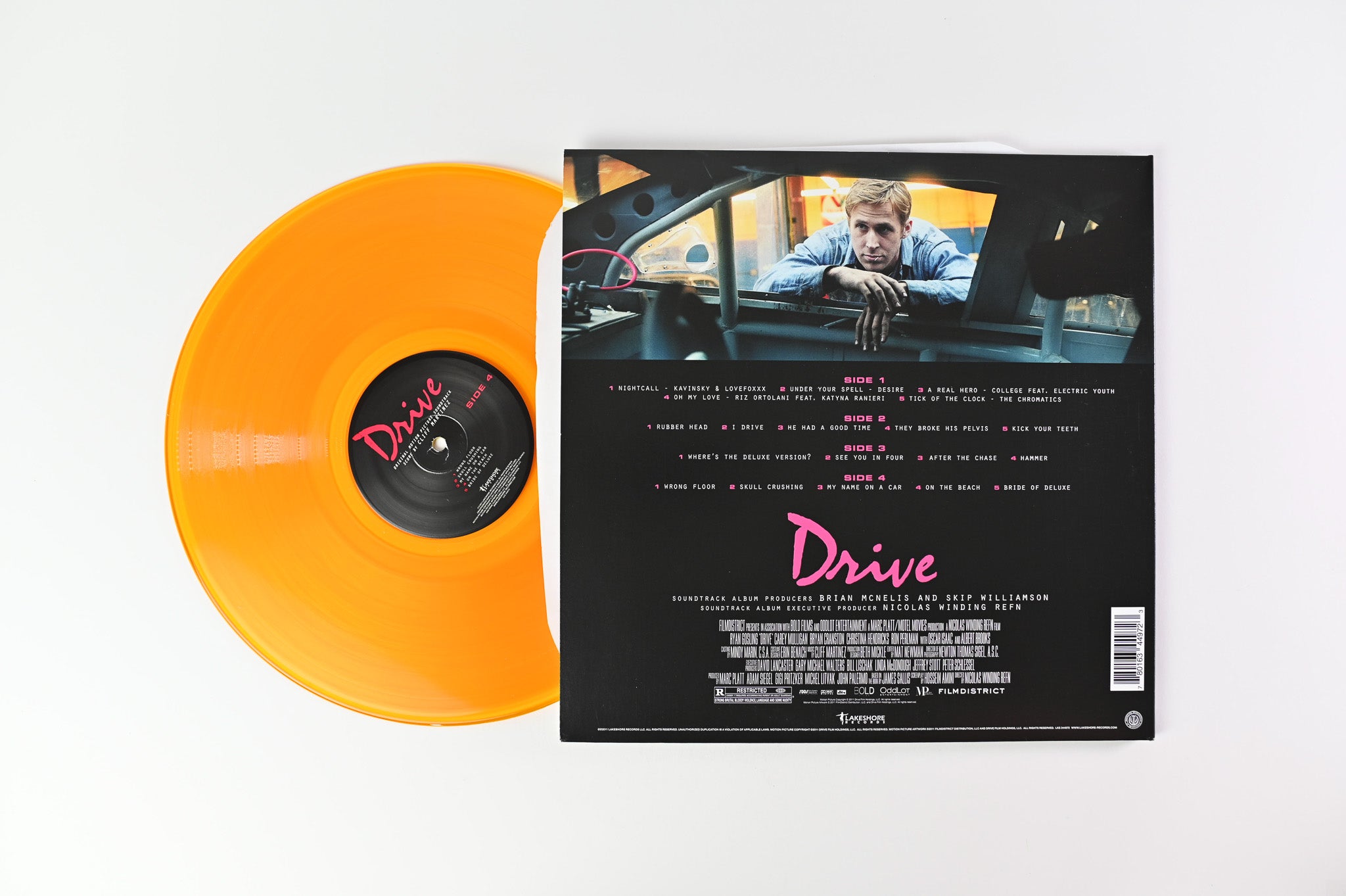 Cliff Martinez - Drive (Original Soundtrack) on Lakeshore Ltd Gold Transparent Reissue