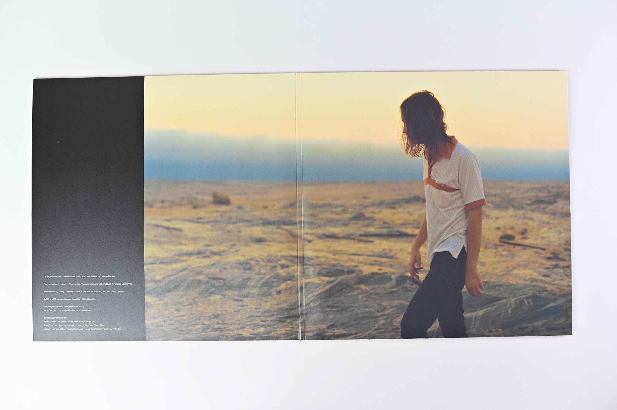 Tame Impala - The Slow Rush on Island Ltd Red/Blue With Gold Splodge
