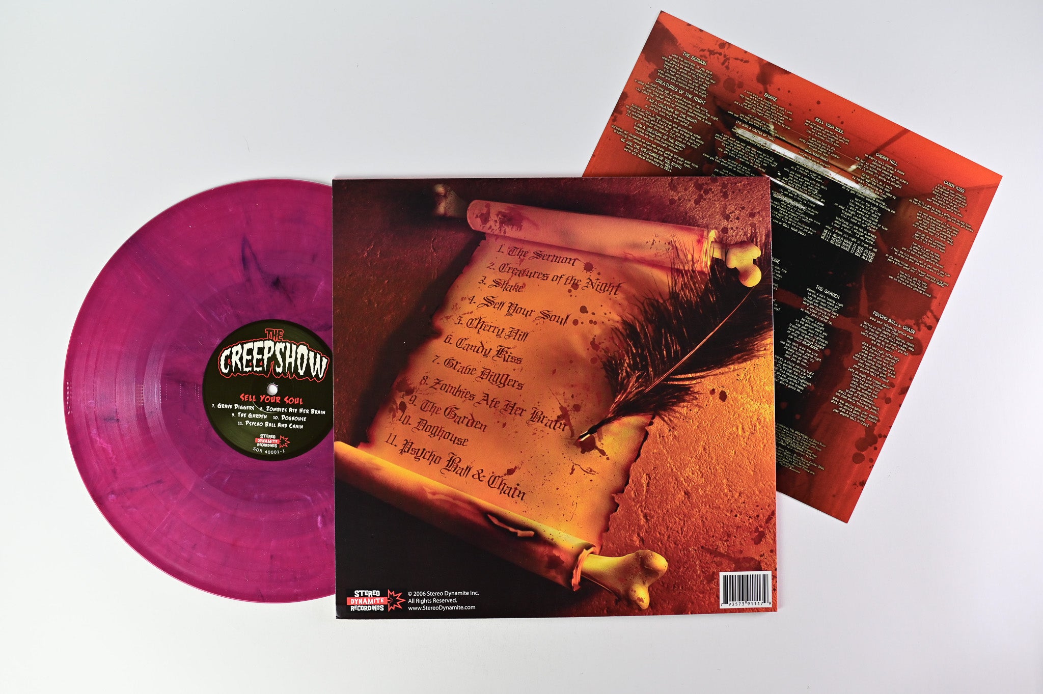 The Creepshow - Sell Your Soul on Stereo Dynamite Ltd Purple/Red Vinyl