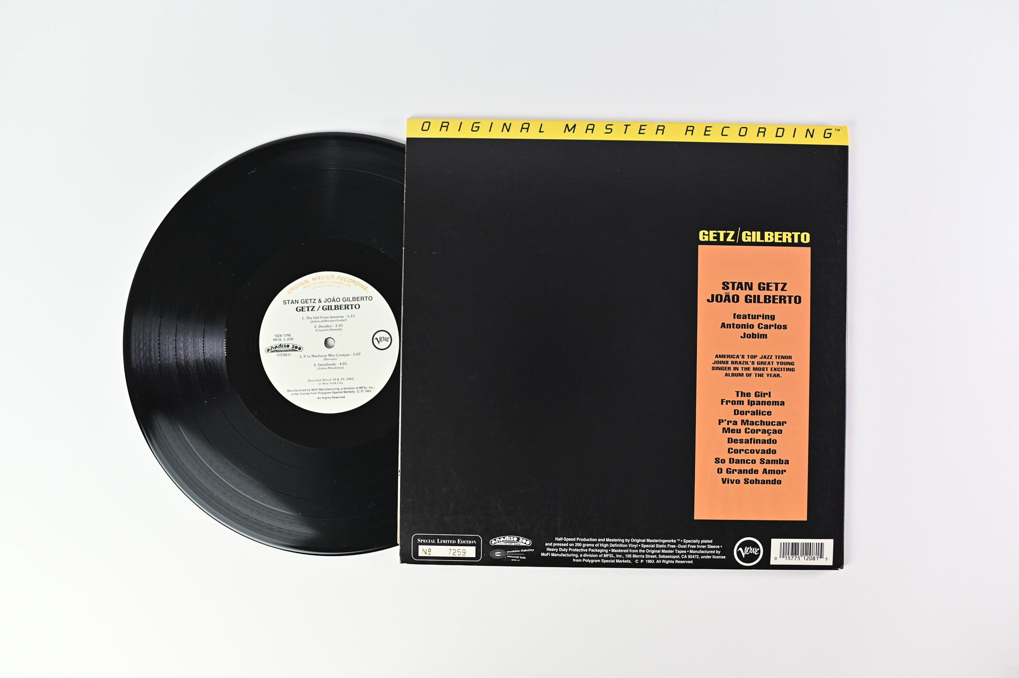 Stan Getz - Getz / Gilberto on Mobile Fidelity Sound Lab Reissue