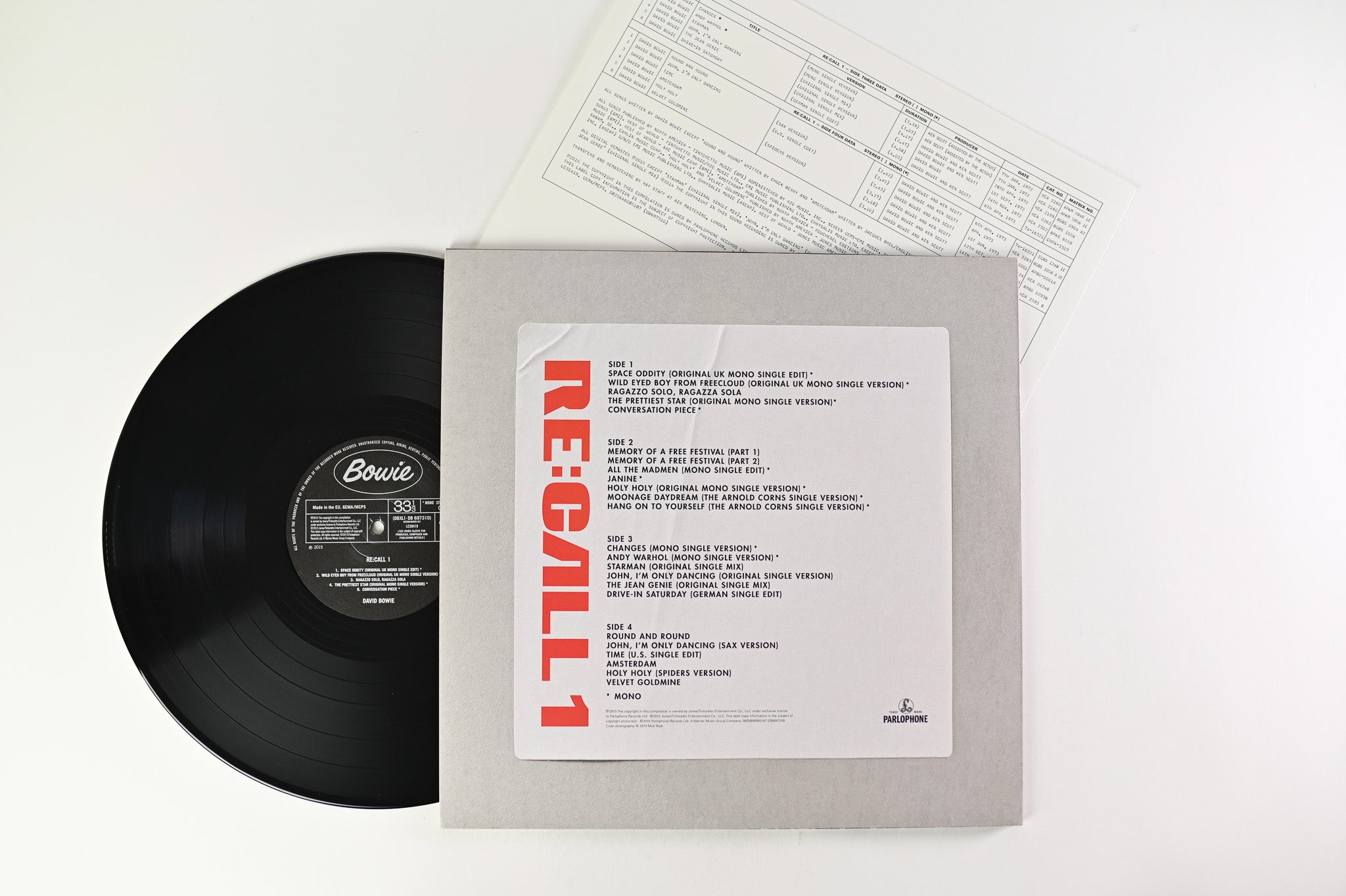 David Bowie - [Five Years 1969 - 1973] on Parlophone Remastered Reissue Box Set