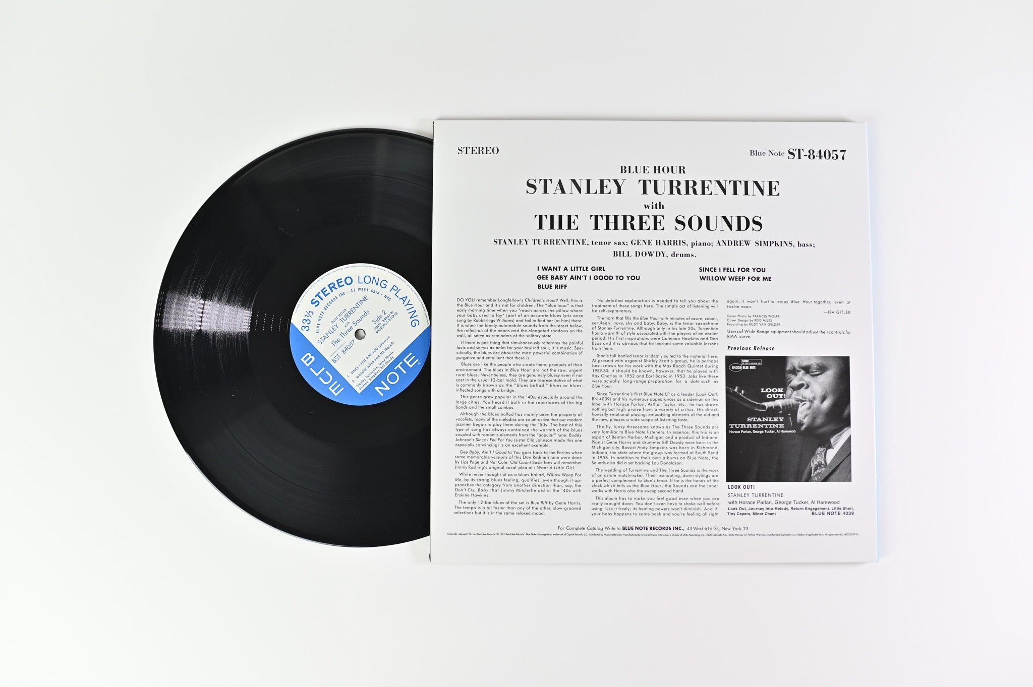 Stanley Turrentine - Blue Hour on Blue Note Ltd 180 Gram Music Matters Reissue