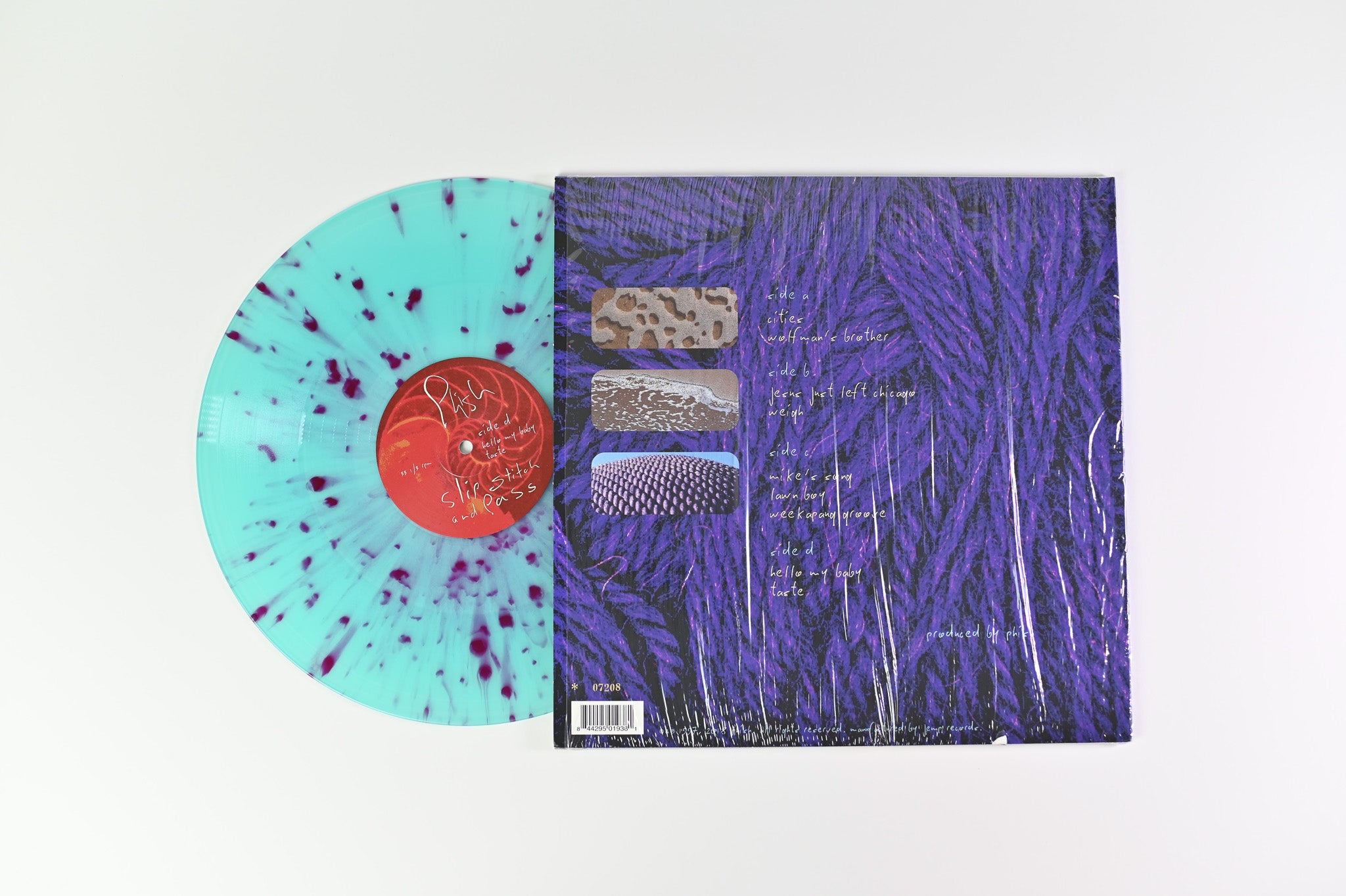 Phish - Slip Stitch And Pass on Jemp RSD BF 2018 Ltd Numbered Blue/Purple Splatter Reissue