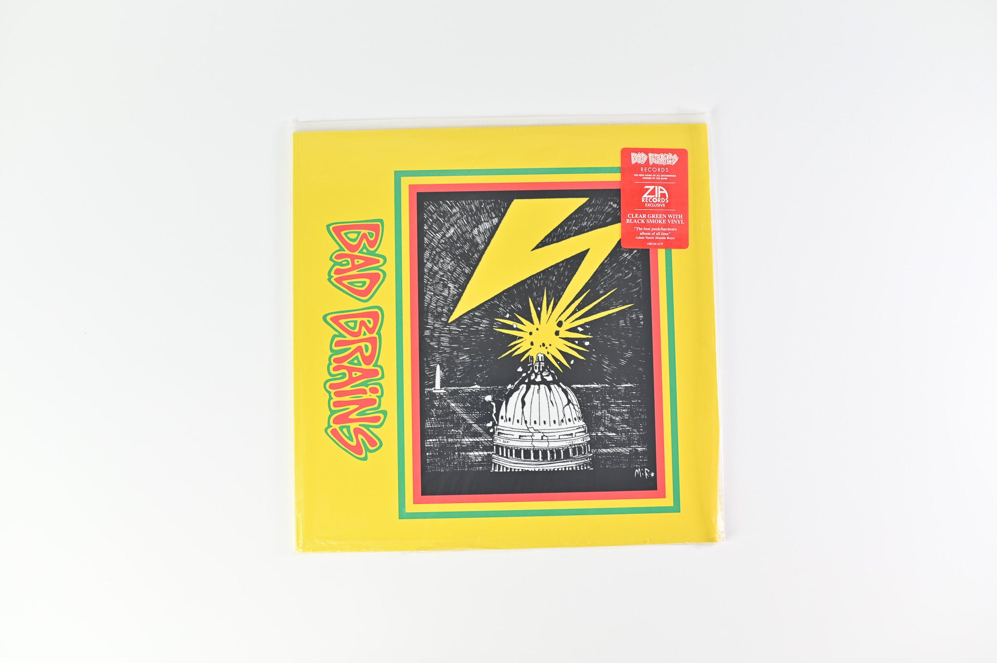 Bad Brains - Bad Brains on Bad Brains Records Ltd Clear Green With Black Smoke Reissue Sealed