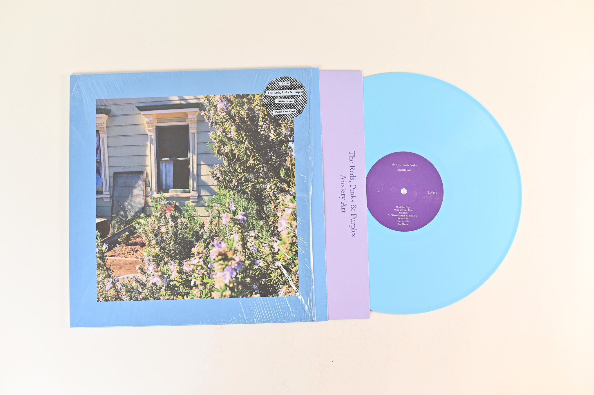 The Reds, Pinks And Purples - Anxiety Art on Tough Love Ltd Blue Vinyl Reissue