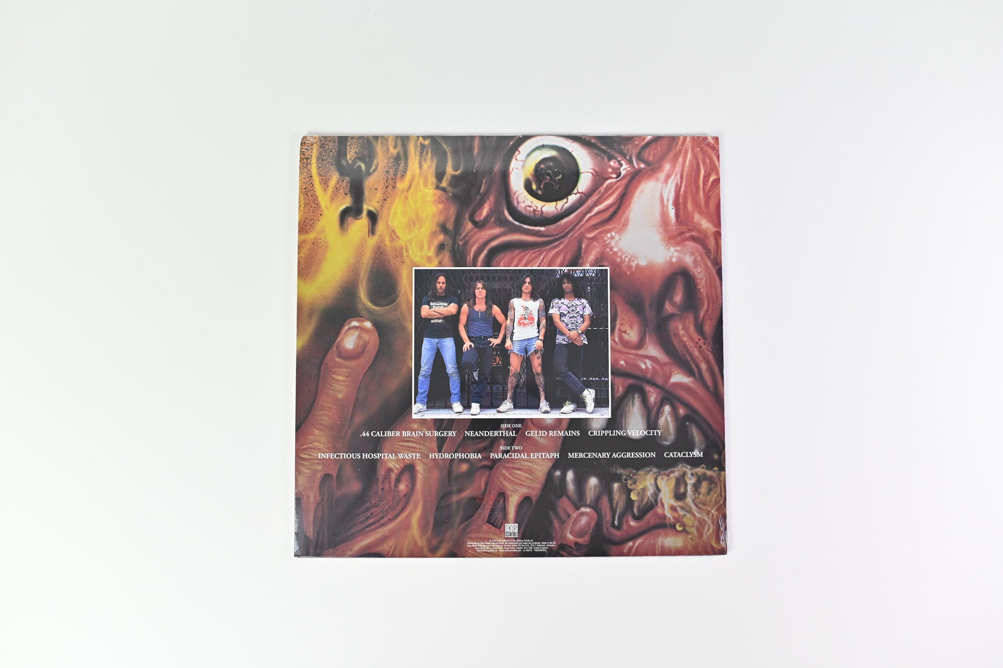 Demolition Hammer - Tortured Existence on Century Media Ltd Transparent Blue Reissue Sealed