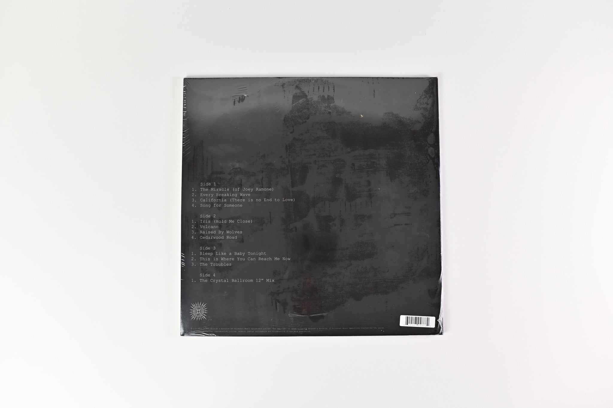U2 - Songs Of Innocence on Interscope White Vinyl Sealed